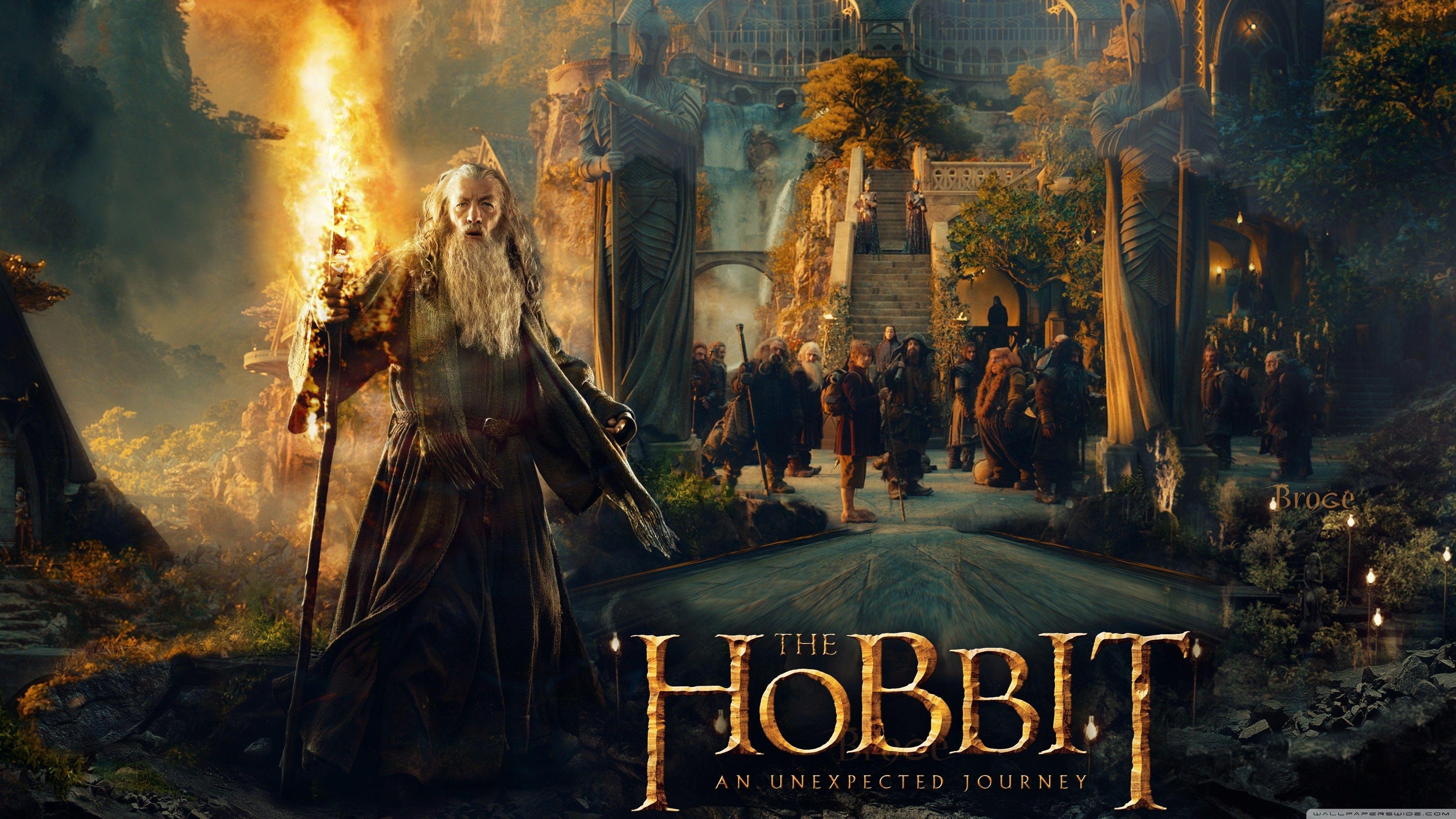 Hobbit, Filme, Erebor, Fantasy, Hintergrund, 3840x2160 4K Desktop