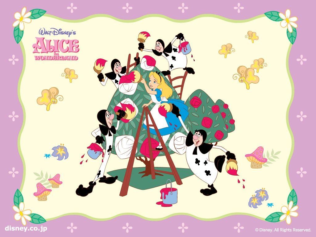 Alice im Wunderland, HD Bild, Handy, Cartoon, Disney, 1030x770 HD Desktop