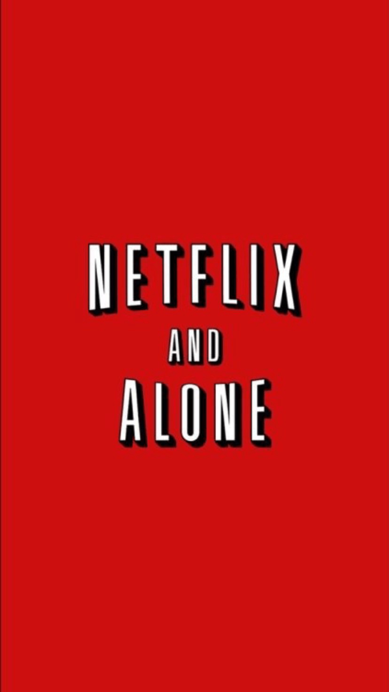 Netflix, Allein, Entspannen, Binge-Watching, Logo, 1250x2210 HD Handy