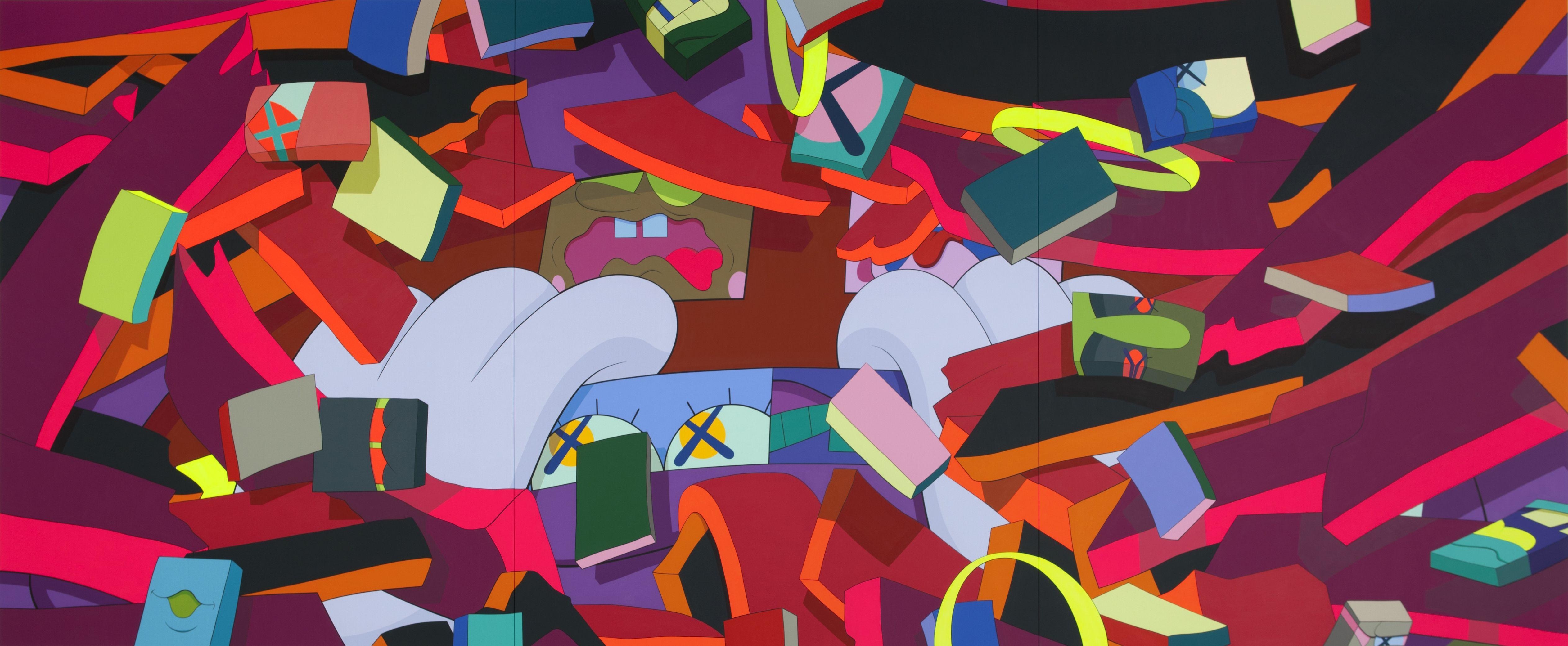 Kaws, Kunst, Zeitgenössisch, Künstler, Design, 5060x2090 4K Desktop