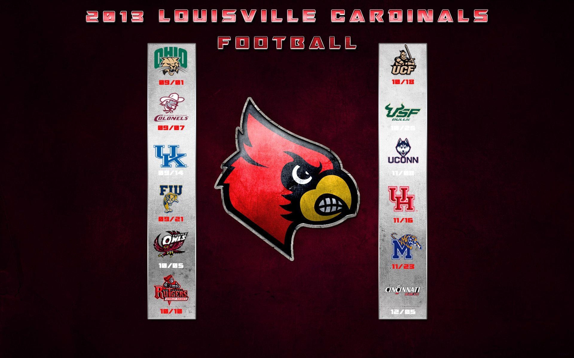 Louisville Cardinals, Bildschirm, Sport, Team, Rot, 1920x1200 HD Desktop