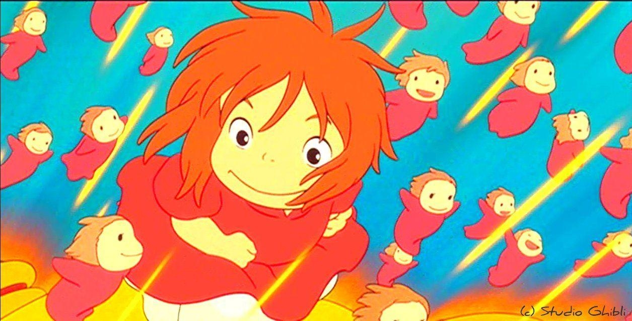 Ponyo Anime, zusammen, Freundschaft, Studio Ghibli, Magisch, 1260x640 HD Desktop