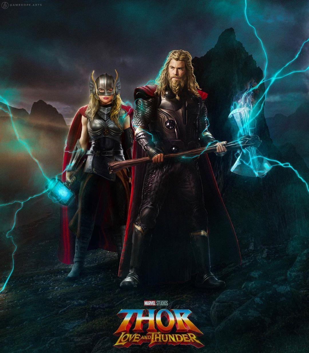 Thor, Love and Thunder, Phase 4, Instagram, Marvel, 1080x1240 HD Handy