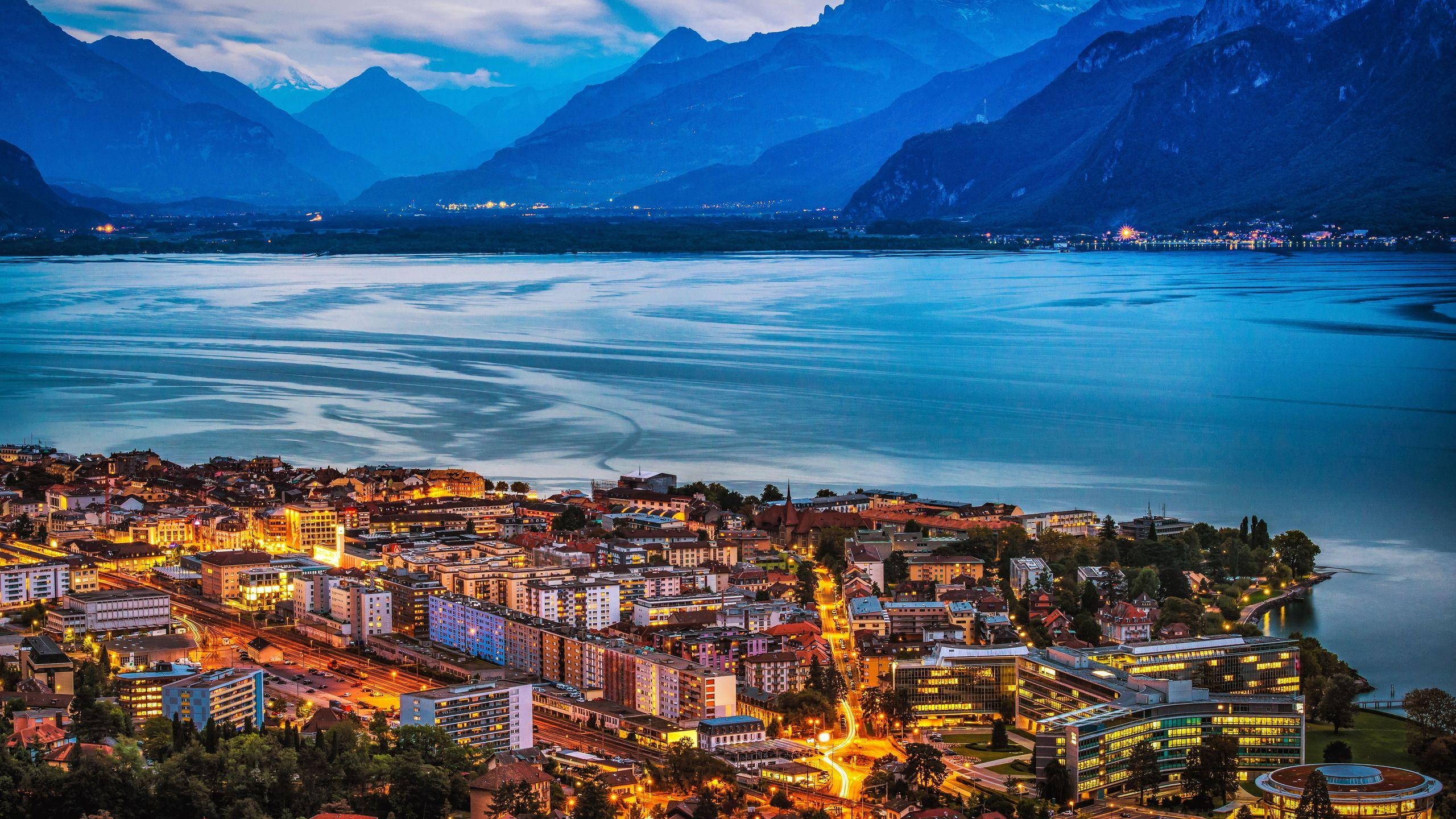 Vevey, Schweiz, 4K, 1440p, Hochauflösend, 2560x1440 HD Desktop