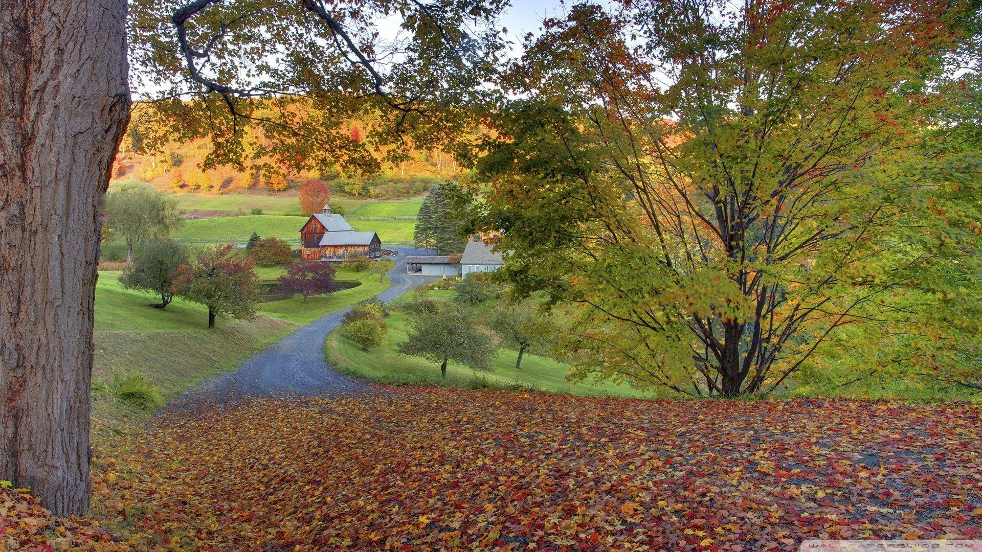 Woodstock, Vermont, 4K, Desktop, Ultra HD, 1920x1080 Full HD Desktop