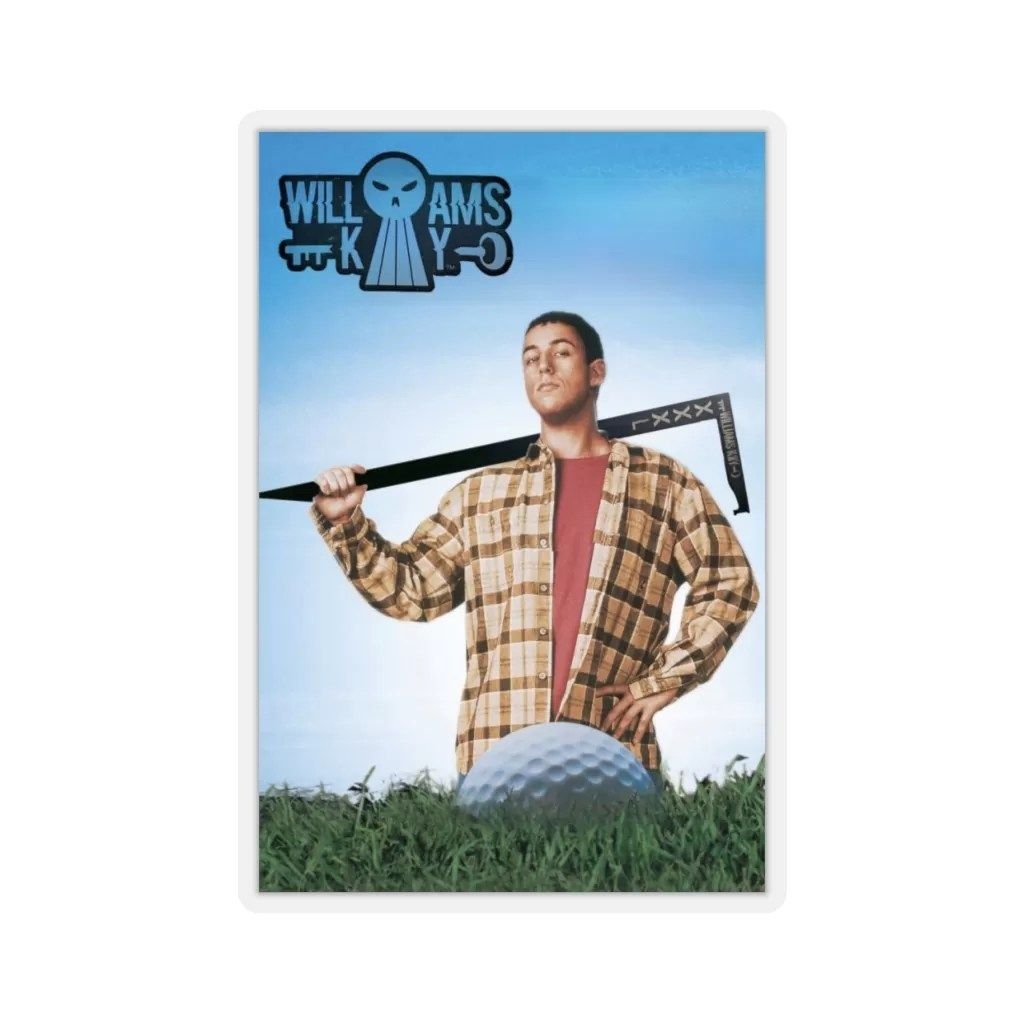 Happy Gilmore, Laptop-Aufkleber, Elektronik, Zubehör, Sticker, 1030x1030 HD Handy