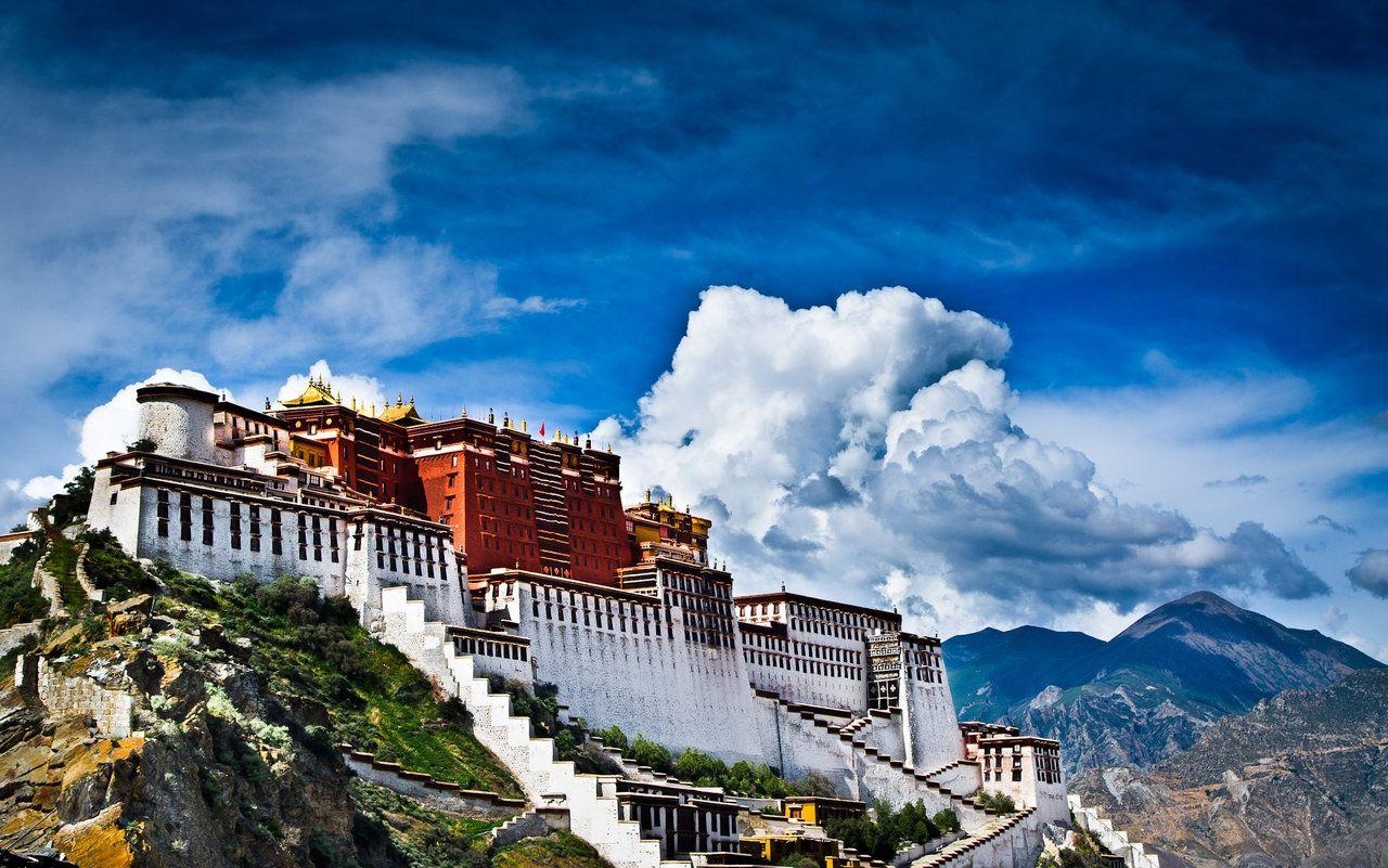 Potala-Palast, Tibet, Reise, Bild, Architektur, 1280x810 HD Desktop