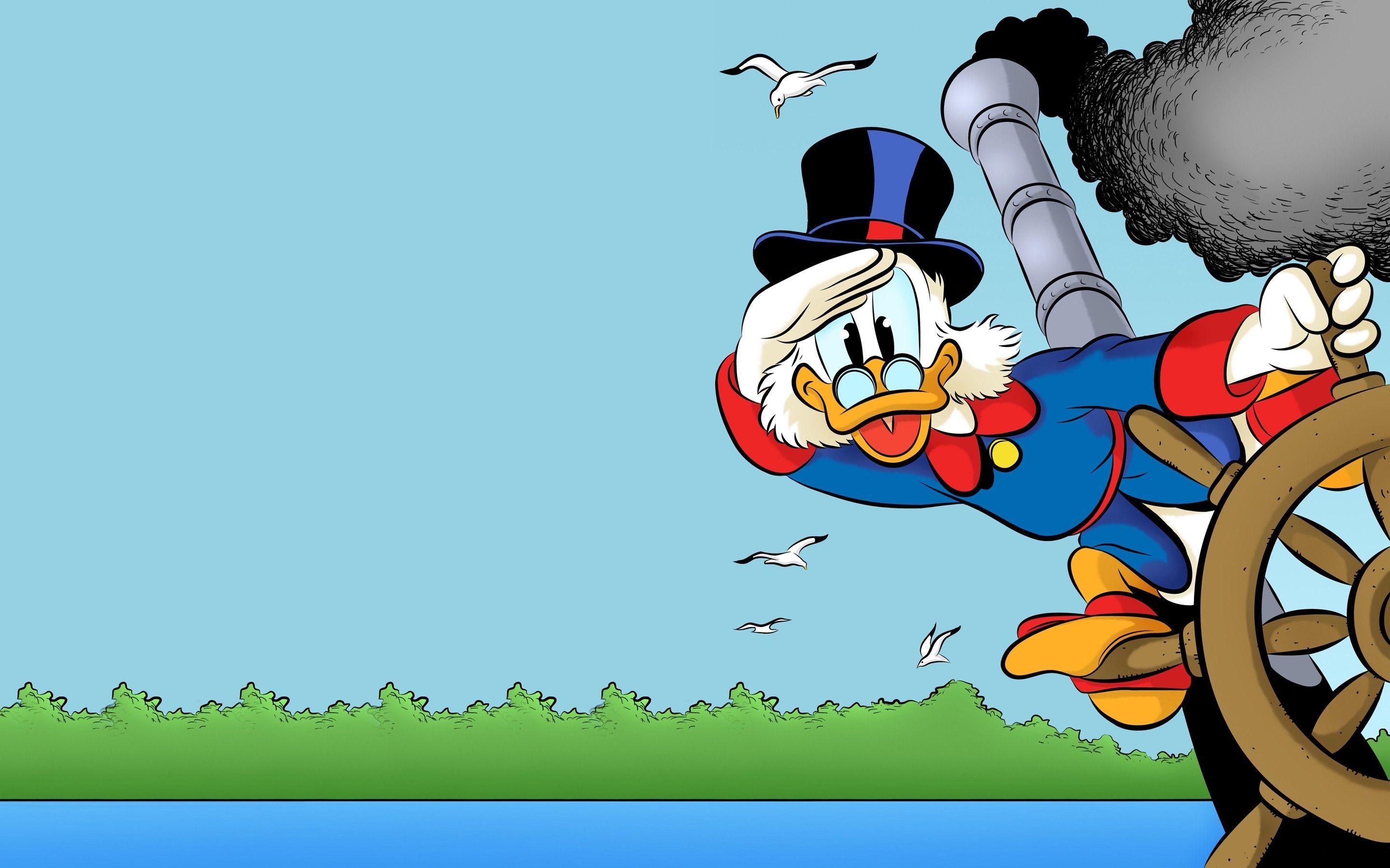 Scrooge, Disney Welt, Abenteuer, Cartoon Bild, 2880x1800 HD Desktop