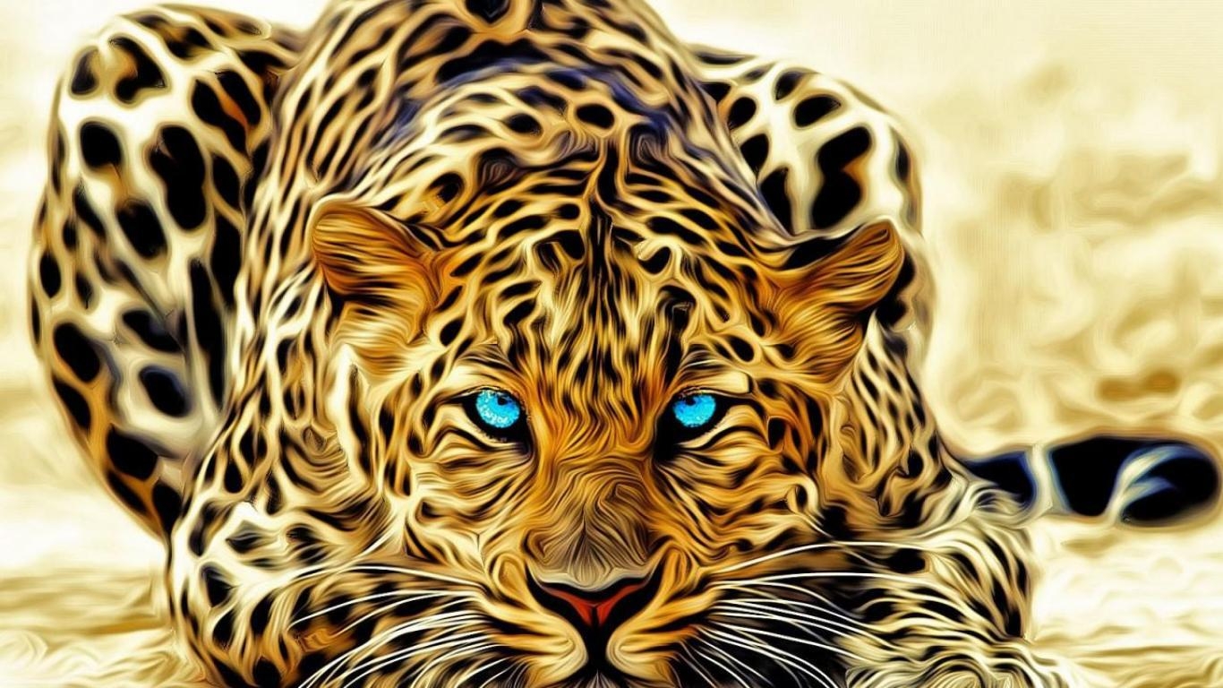 Leopard, Hintergrund, Tier, 768px, Bild, 1370x770 HD Desktop