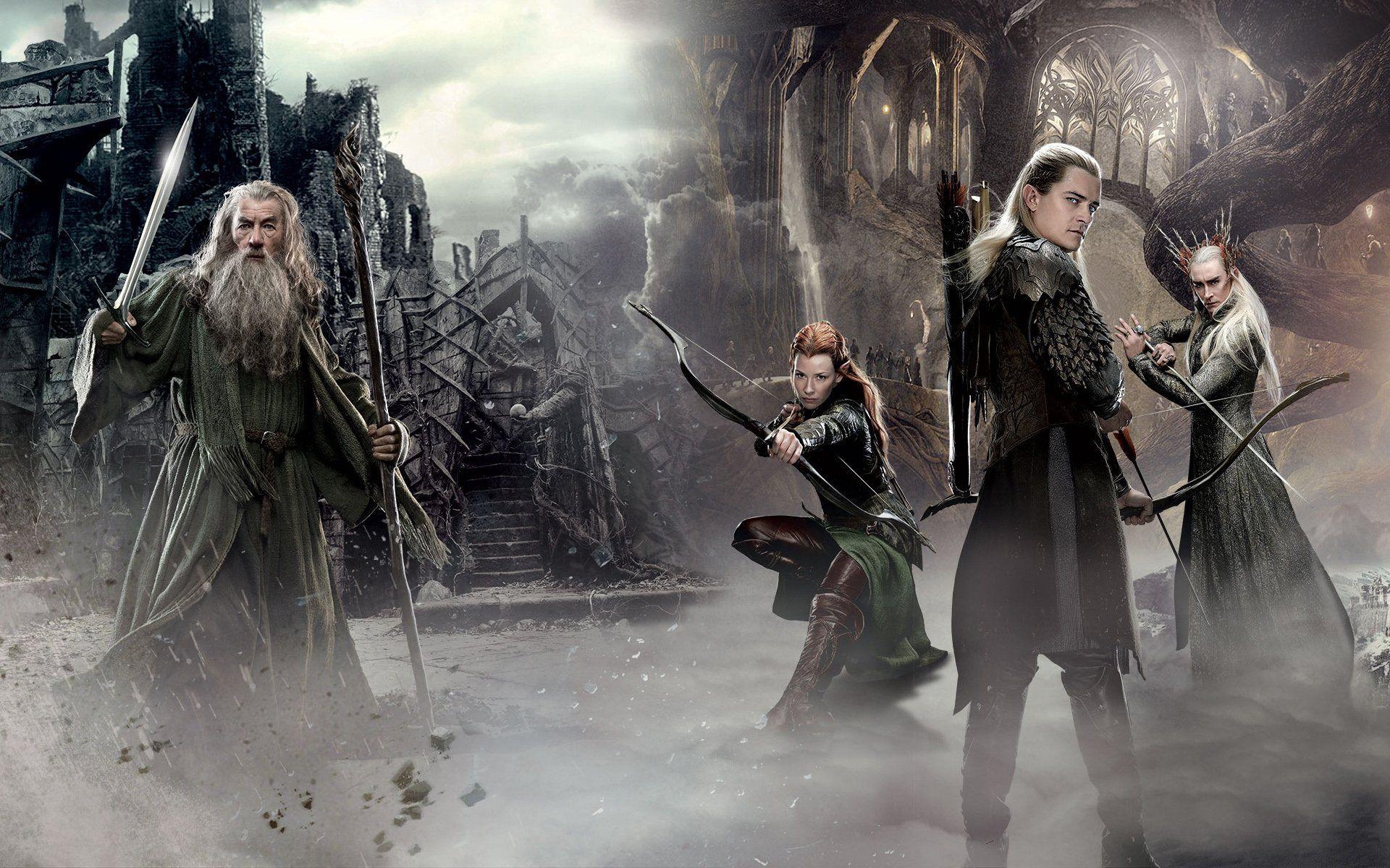 Hobbit, Smaug, Tauriel, HD, Abenteuer, 1920x1200 HD Desktop