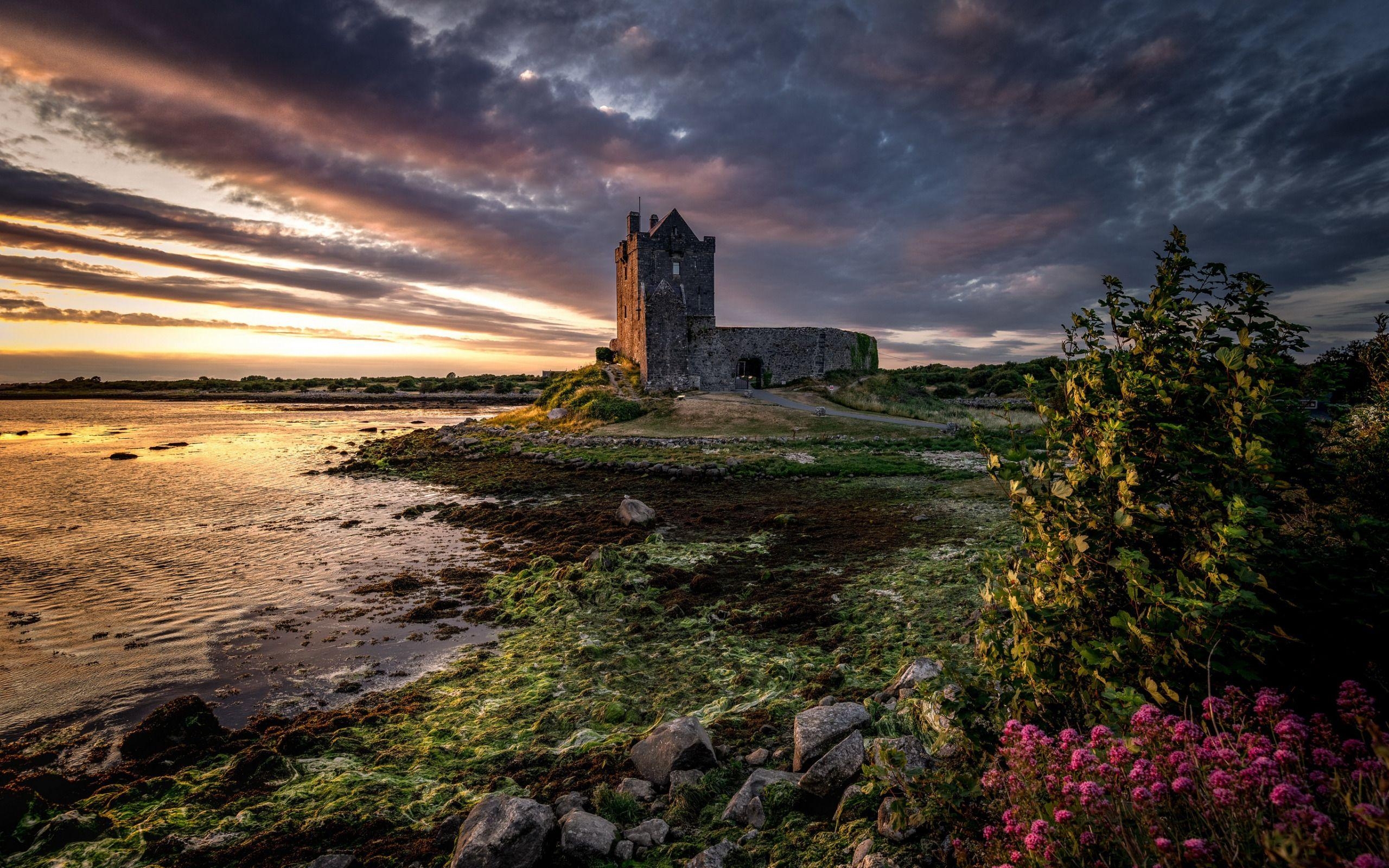 Dunguaire Castle, Beste Qualität, Herunterladen, Irland, Burg, 2560x1600 HD Desktop