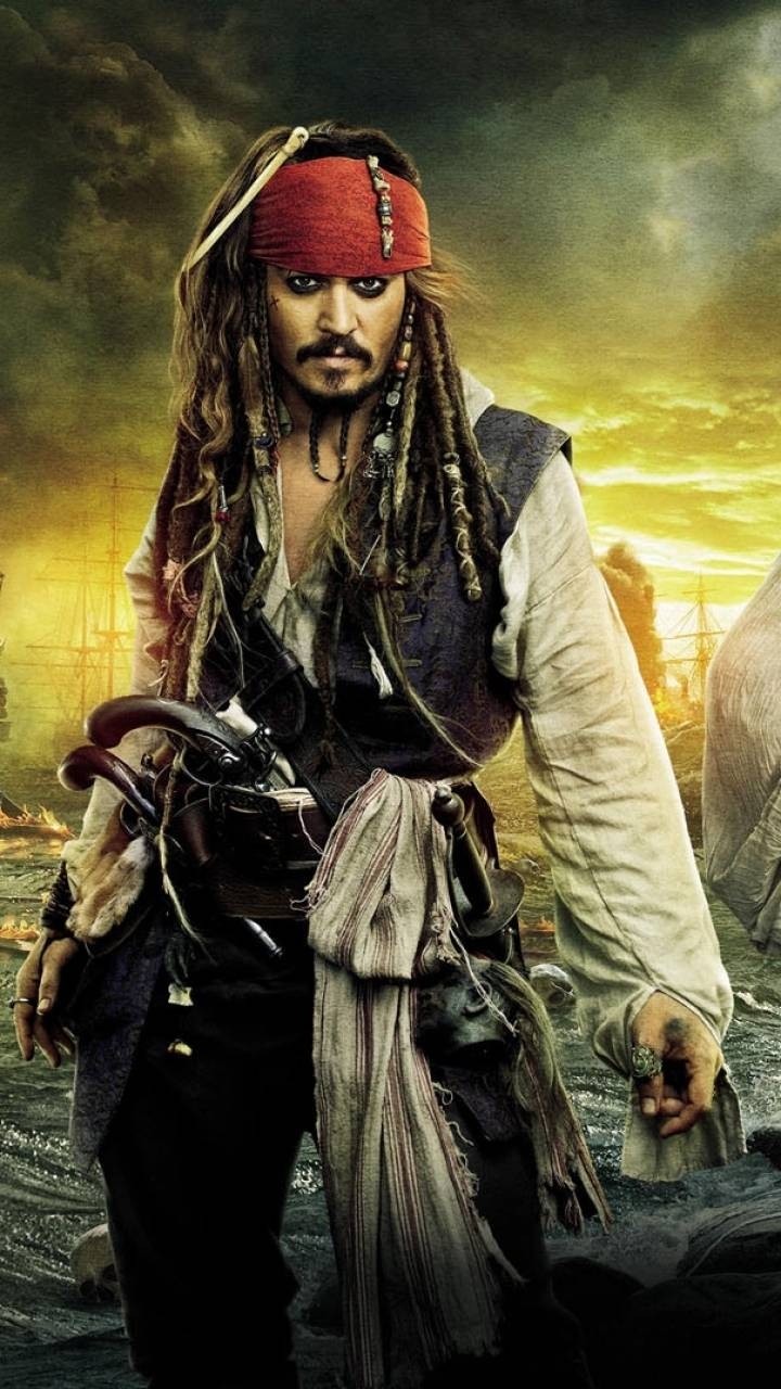 Jack Sparrow, Filme, Piraten, Johnny Depp, Abenteurer, 720x1280 HD Handy