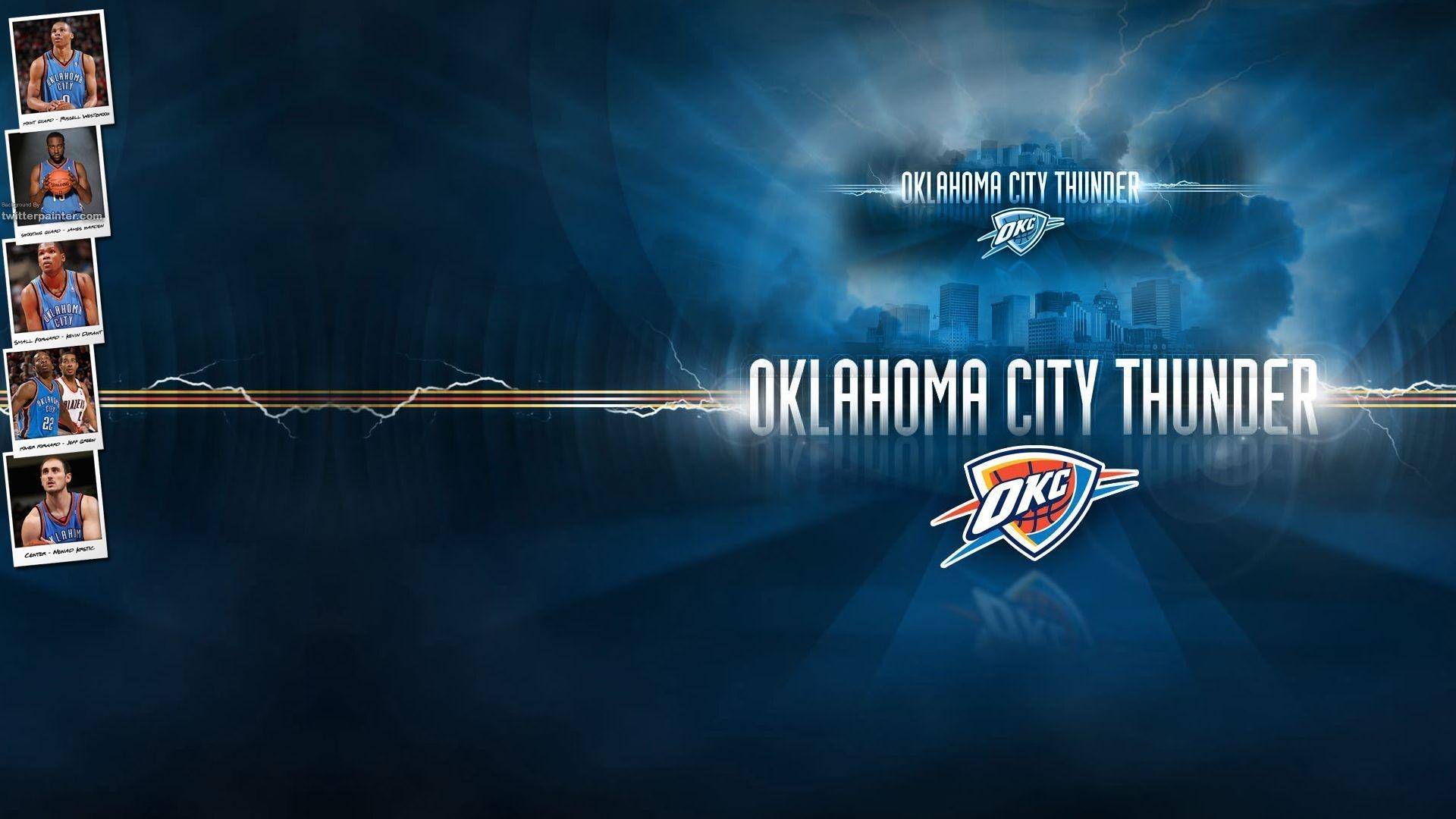 Oklahoma City Thunder, Basketball, Sport, Team, Enthusiasmus, 1920x1080 Full HD Desktop