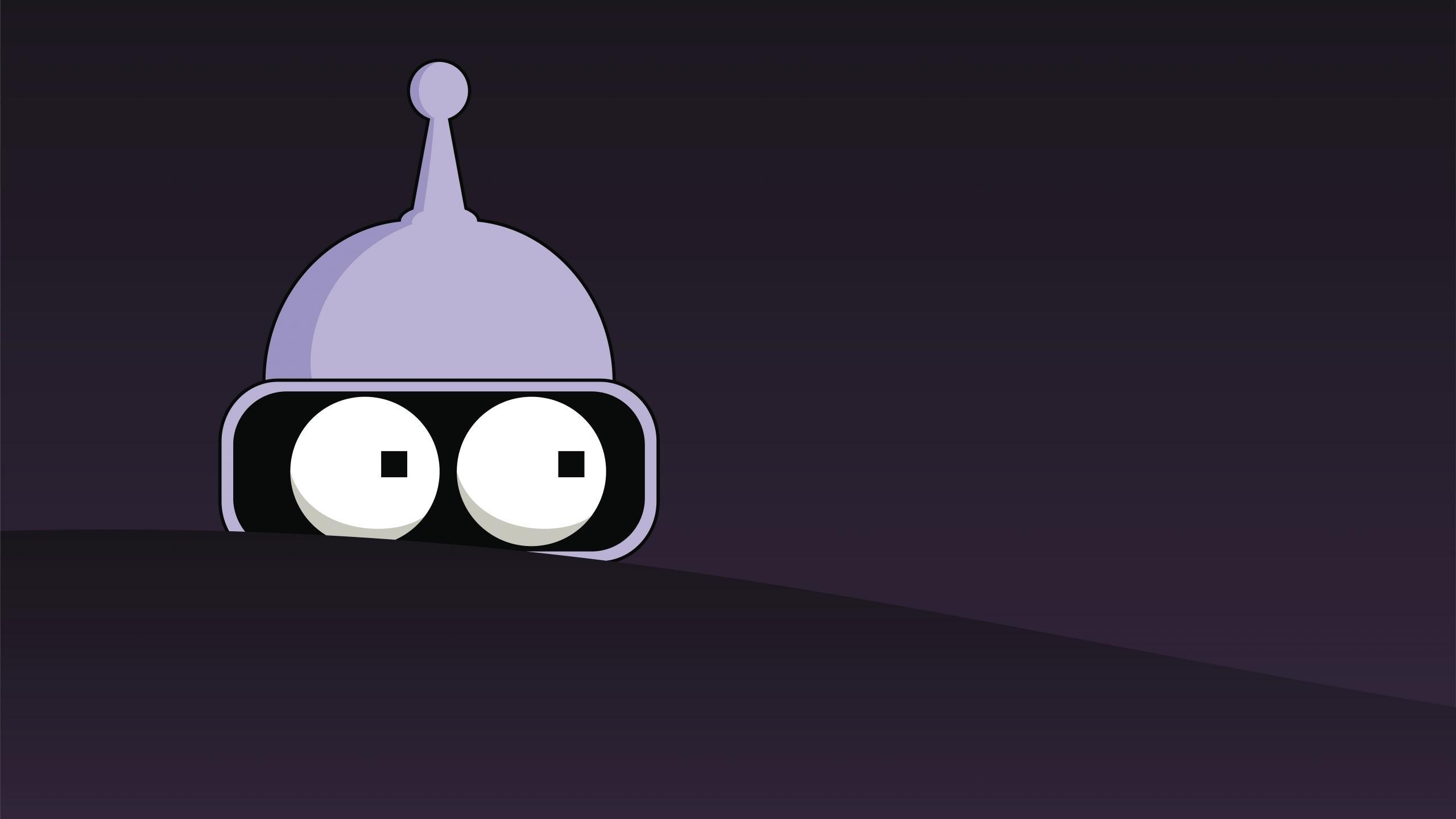 Futurama, Cartoons, Bender, Fry, 4K, 2560x1440 HD Desktop