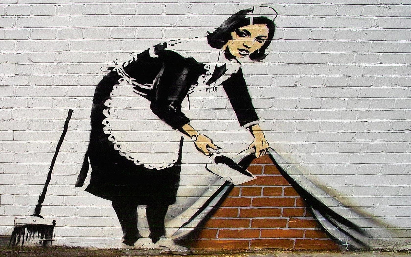 Banksy Kunst, Kostenlos, HD, Download, Urban Art, 1680x1050 HD Desktop