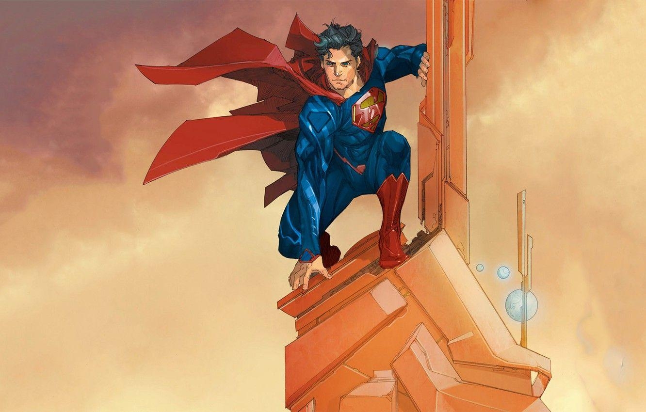 Superman, Kunst, DC Comics, Clark Kent, Kal El, 1340x850 HD Desktop