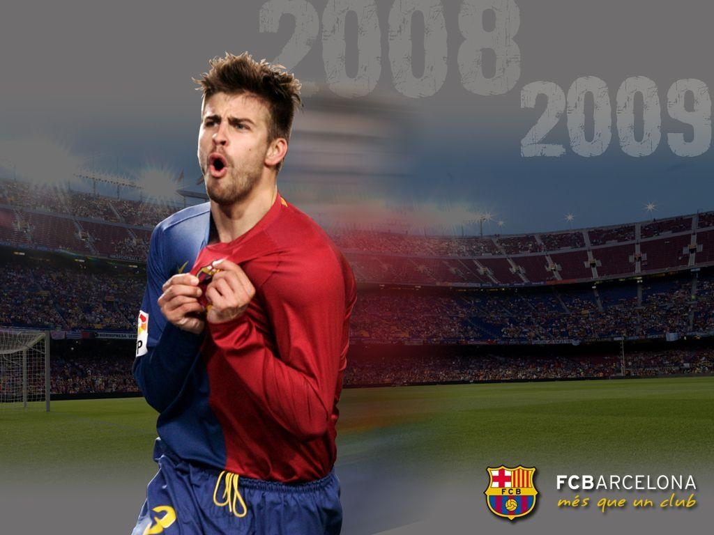 Gerard Piqué, Fußball, FC Barcelona, Sportler, Wallpaper, 1030x770 HD Desktop