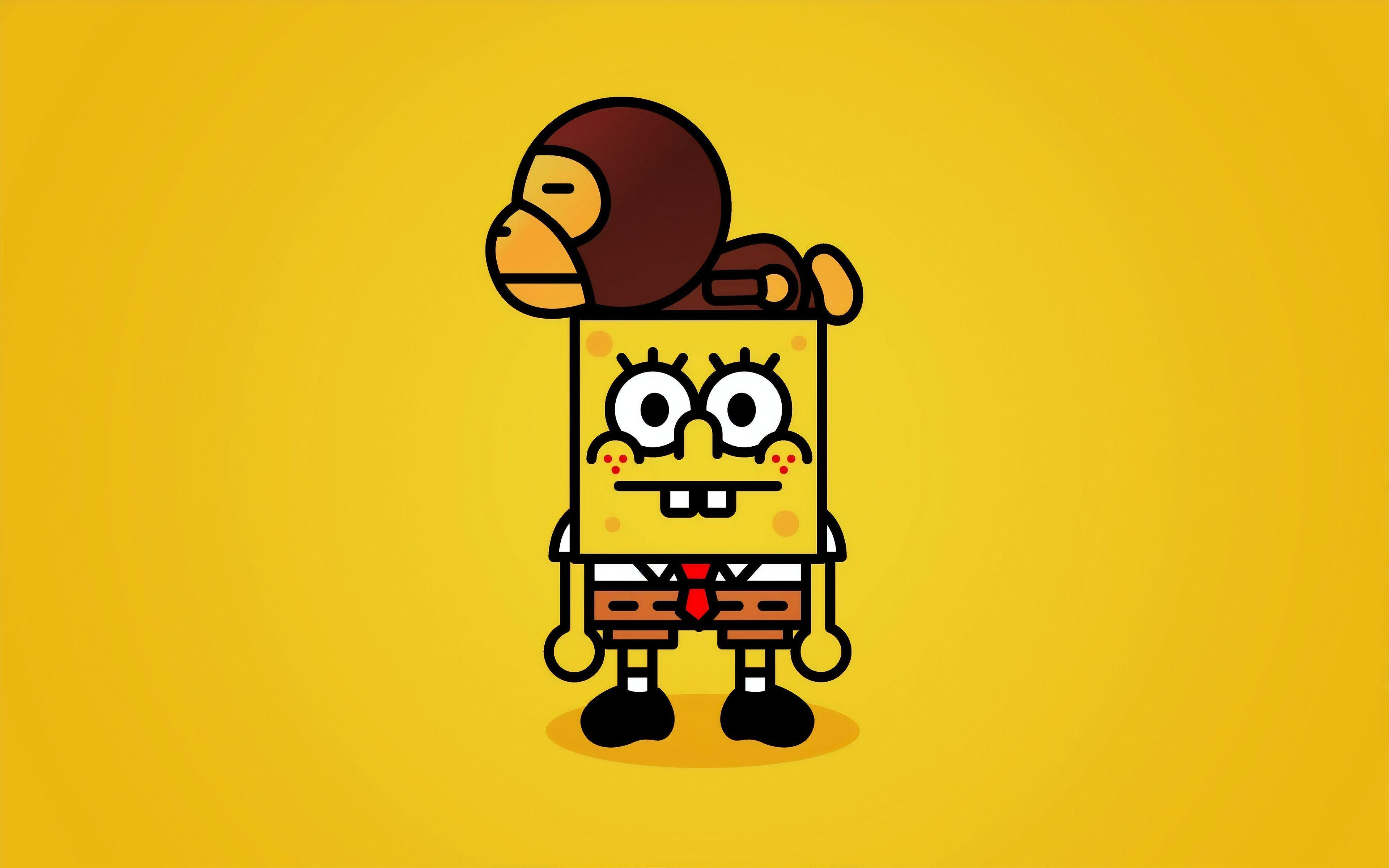 SpongeBob 4K, HD Cartoon, Zeichentrick, Kinder, Bild, 3840x2400 4K Desktop