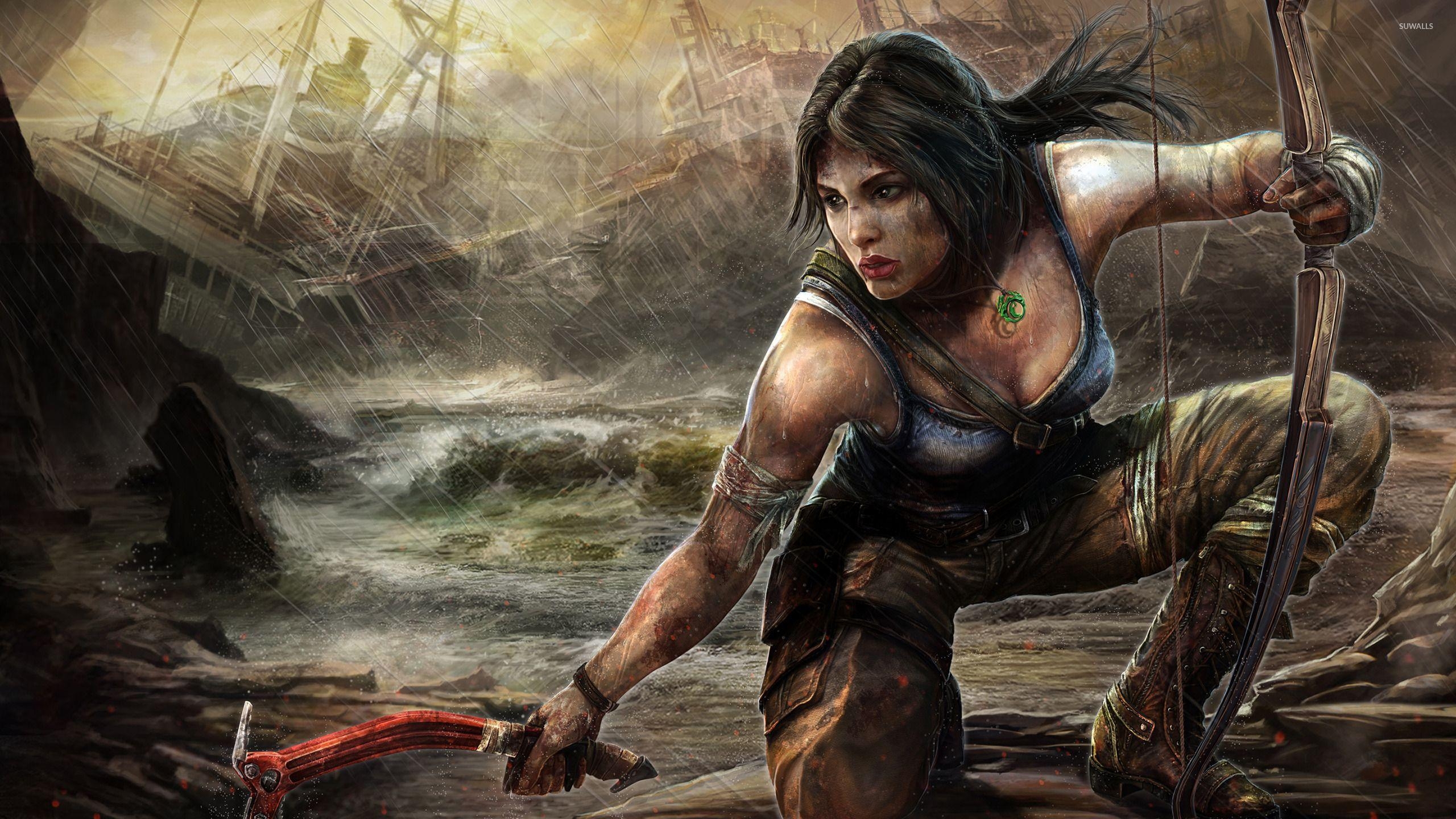 Lara Croft, Underworld, Tomb Raider, Action, Gaming, 2560x1440 HD Desktop