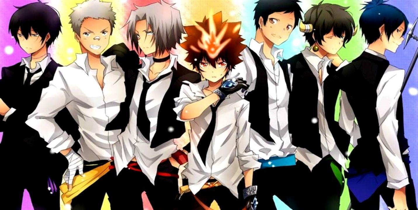 Katekyo Hitman Reborn, Anime, Manga, Bild, Kunst, 1440x720 Dual Screen Desktop