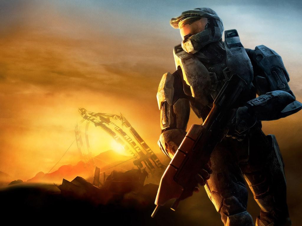 Master Chief, Halo, Hintergrund, Gaming, Kunst, 1030x770 HD Desktop