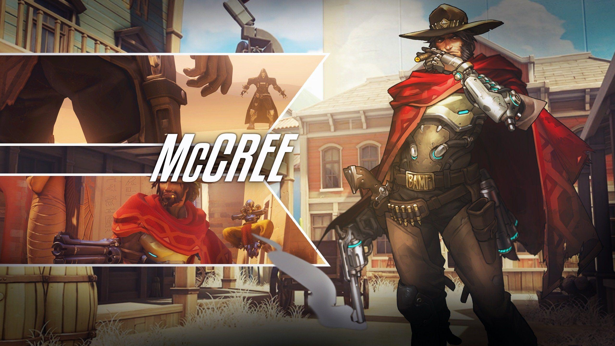 McCree, Overwatch, Cowboy, Gaming, Hintergrundbild, 2560x1440 HD Desktop