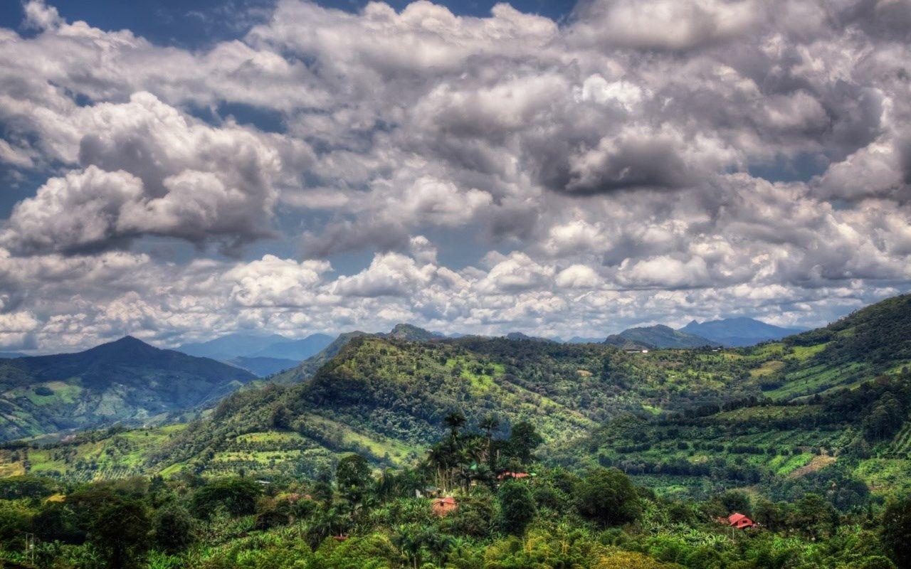 Kolumbien Gebirge, Ololoshenka, HD, Landschaften, Majestät, 1280x800 HD Desktop