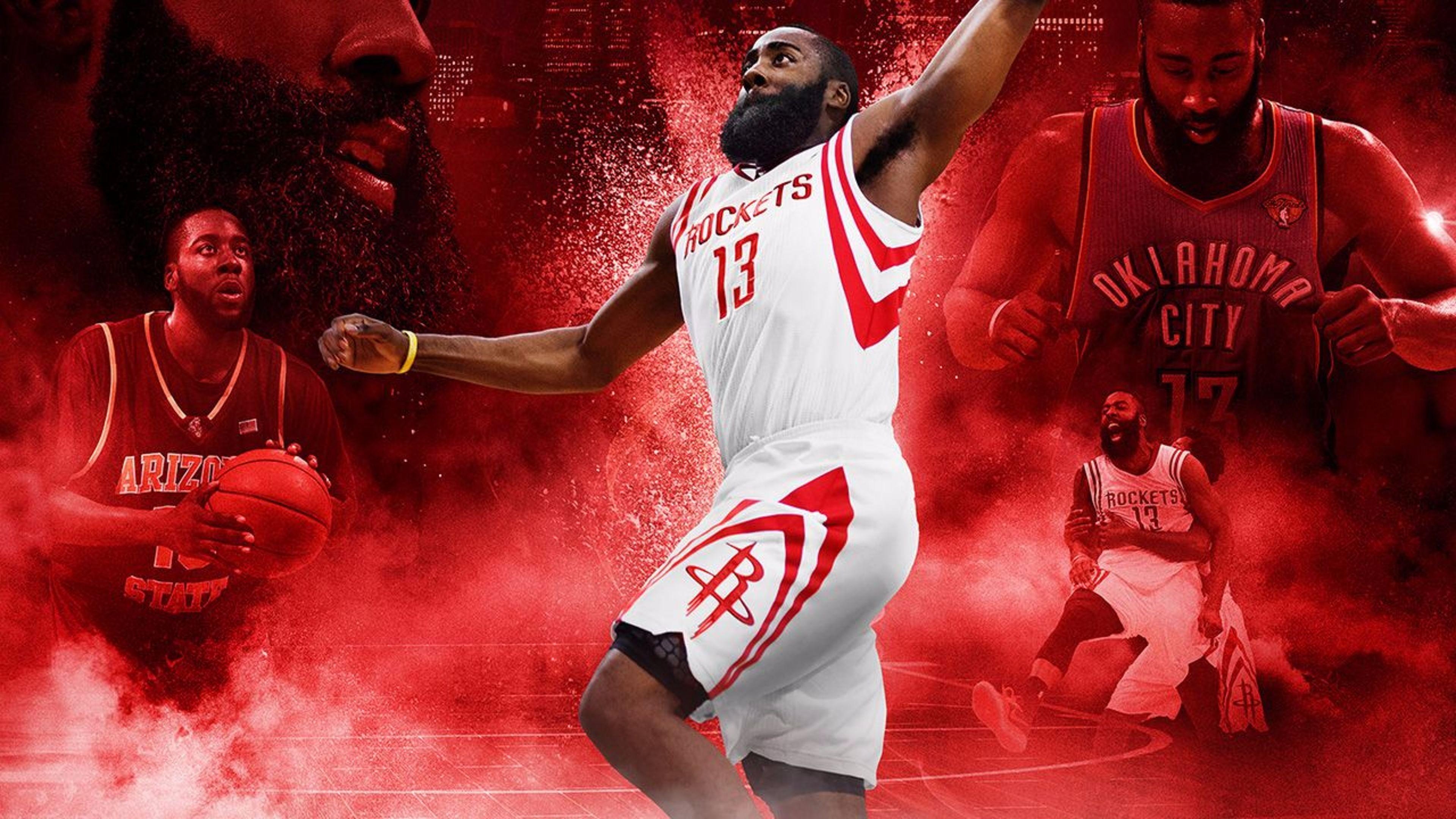 James Harden, Sport, 2017, Basketball, NBA, 3840x2160 4K Desktop