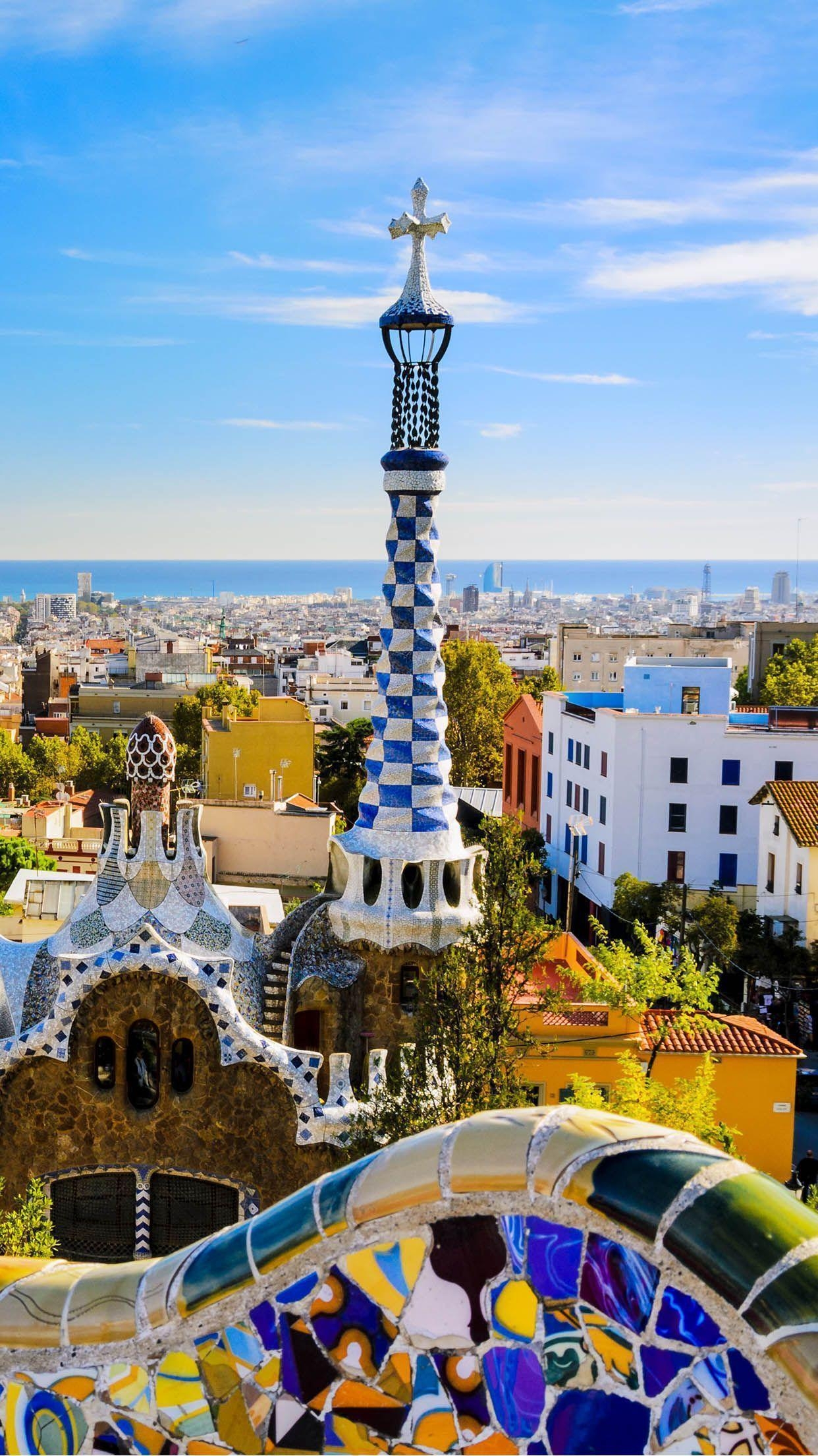 Barcelona Stadt, Spanien, Hintergrund, Reisen, HD, 1250x2210 HD Handy