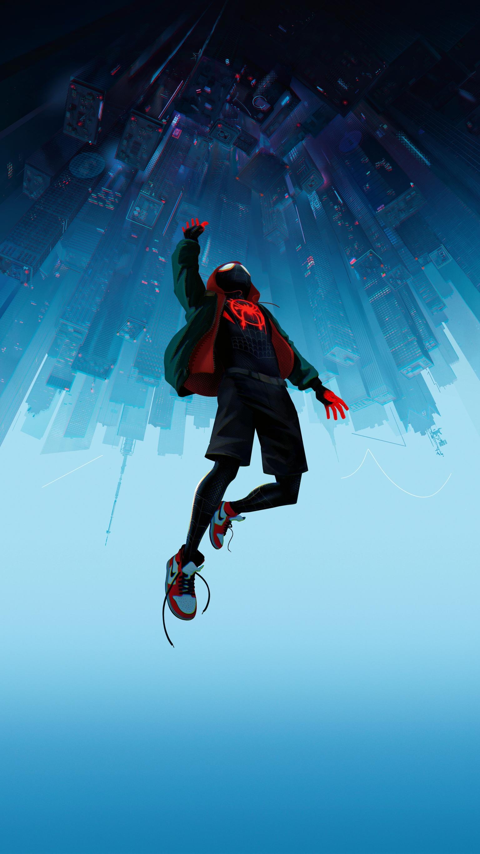 Spider-Man, Spider-Verse, Zeichentrick, Abenteuer, Film, 1540x2740 HD Handy