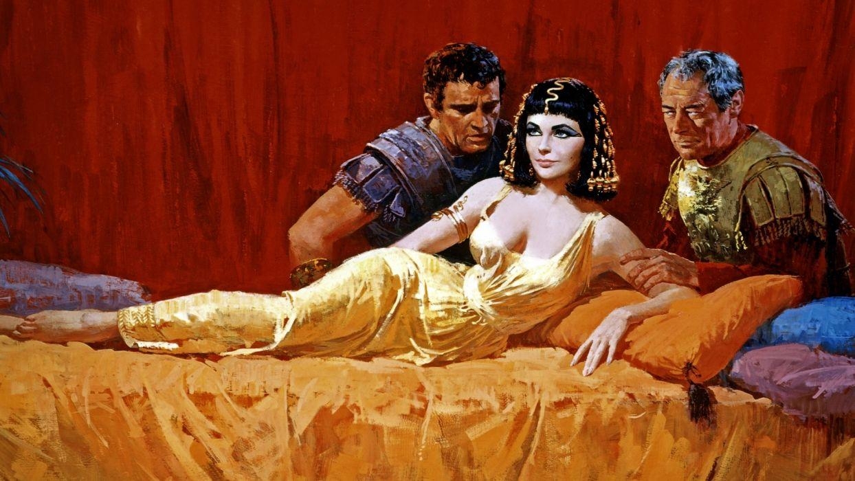 Cleopatra, Elizabeth Taylor, Ägypten, Fantasy, Drama, 1250x700 HD Desktop