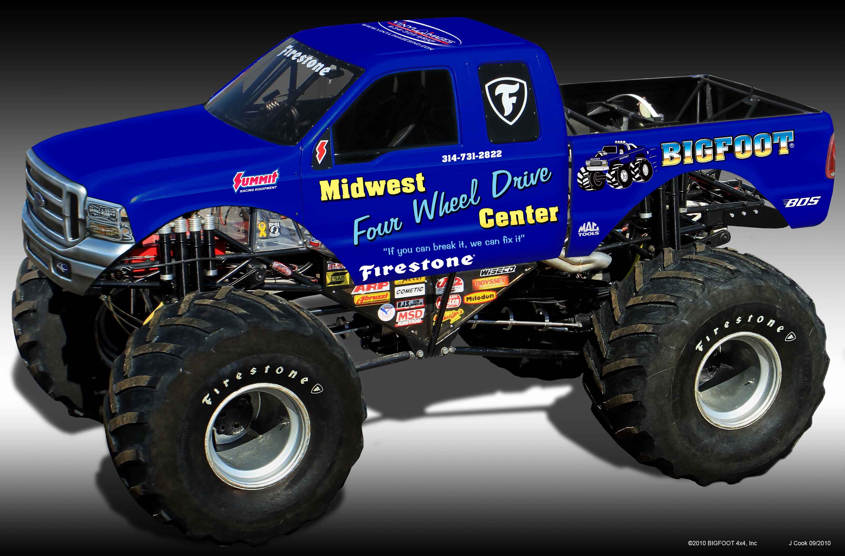 Bigfoot, Monster Truck, Motorsport, Abenteuer, Klassiker, 3300x2180 HD Desktop