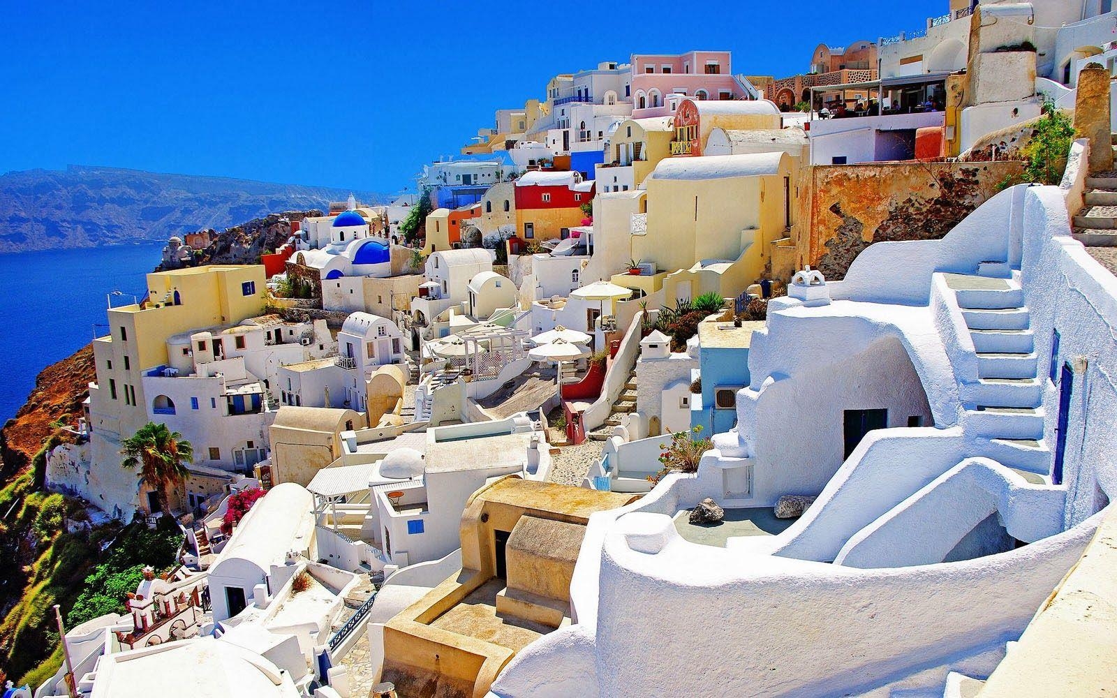 Süßes Baby, Santorini, HD, Insel, Griechenland, 1600x1000 HD Desktop