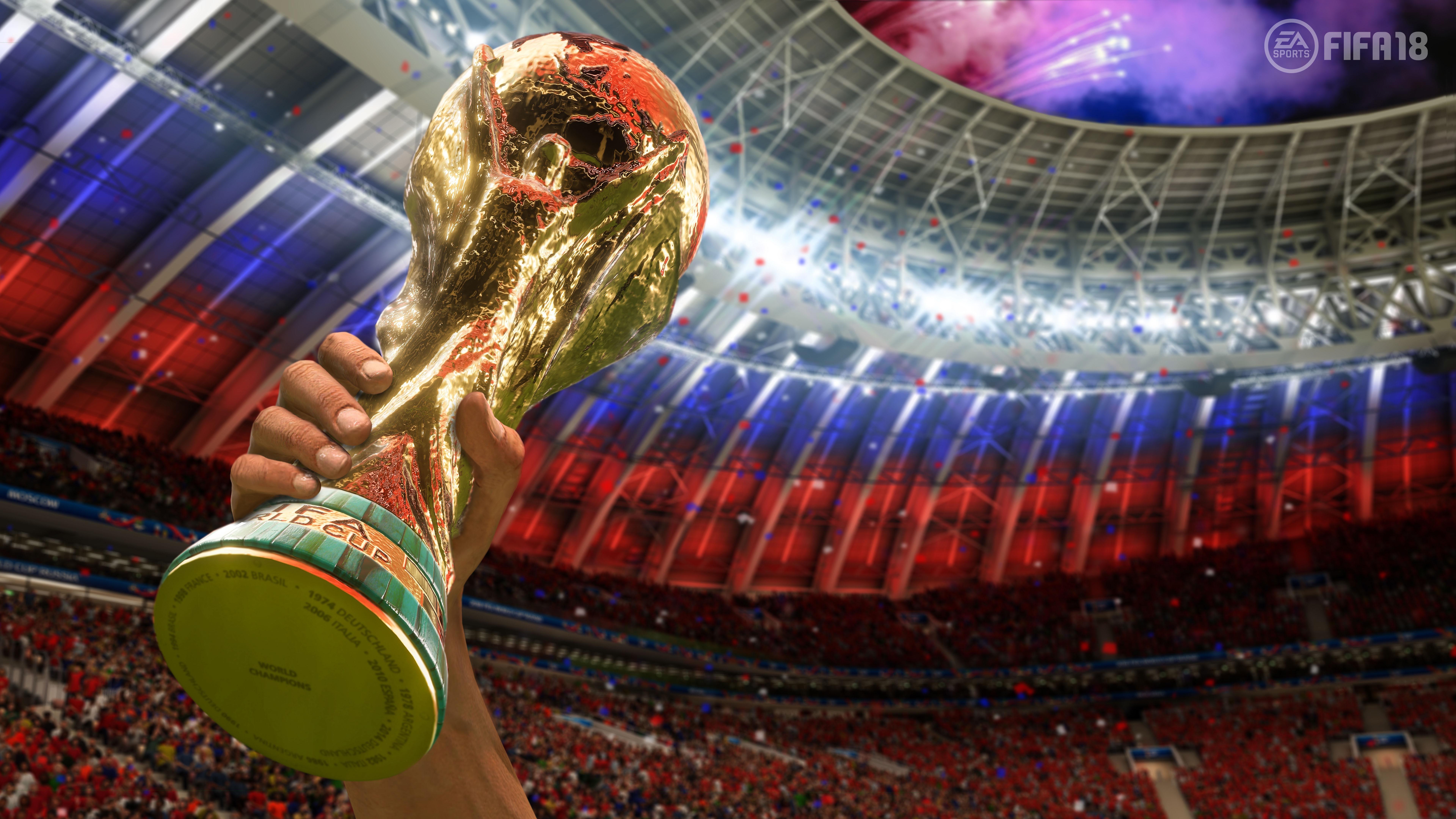 Fifa 18, Trophäe, 8K HD, Bild, Hintergrund, 7680x4320 4K Desktop