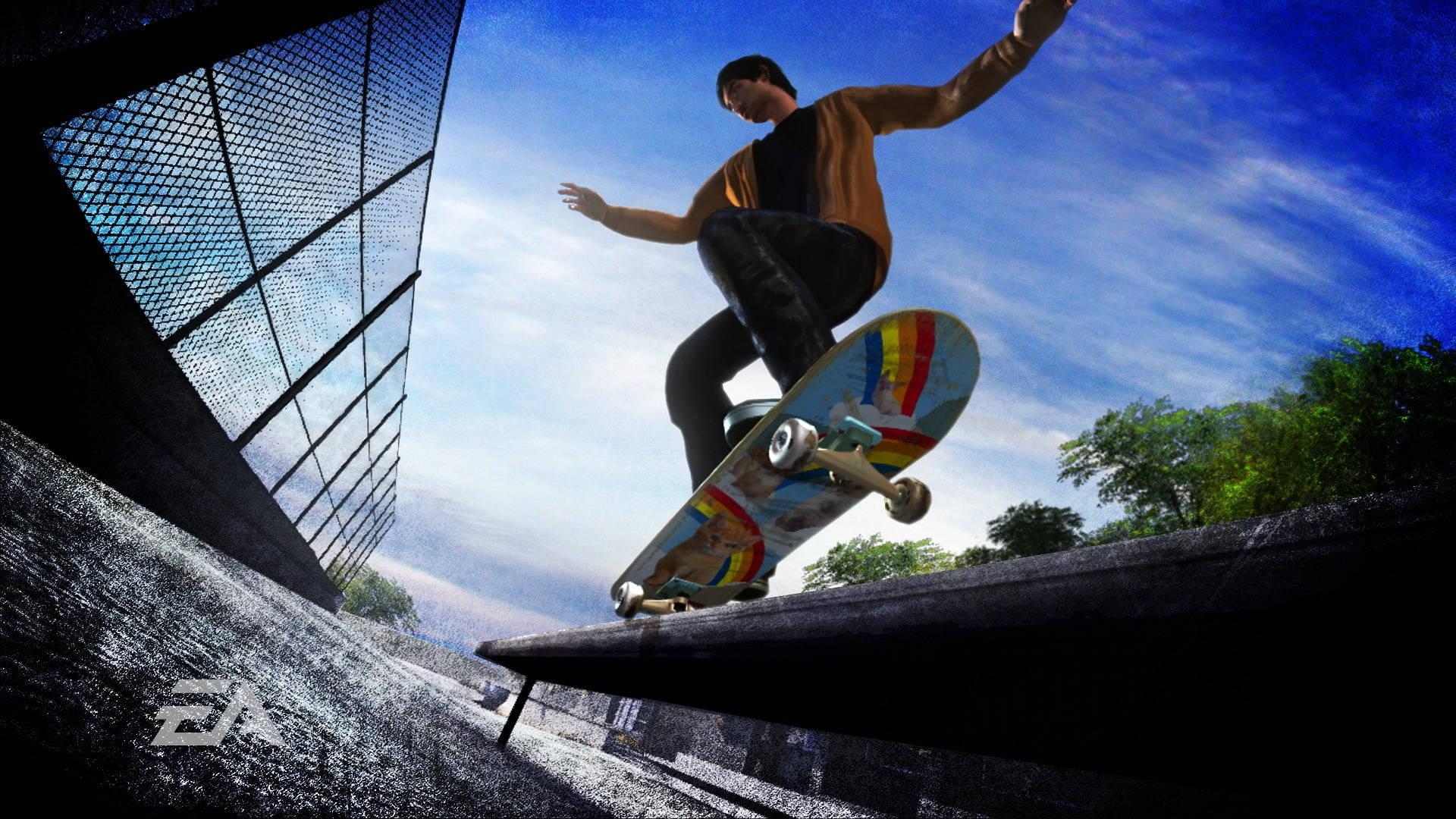 Skateboarding, PC, Grafik, Skater, Trick, 1920x1080 Full HD Desktop