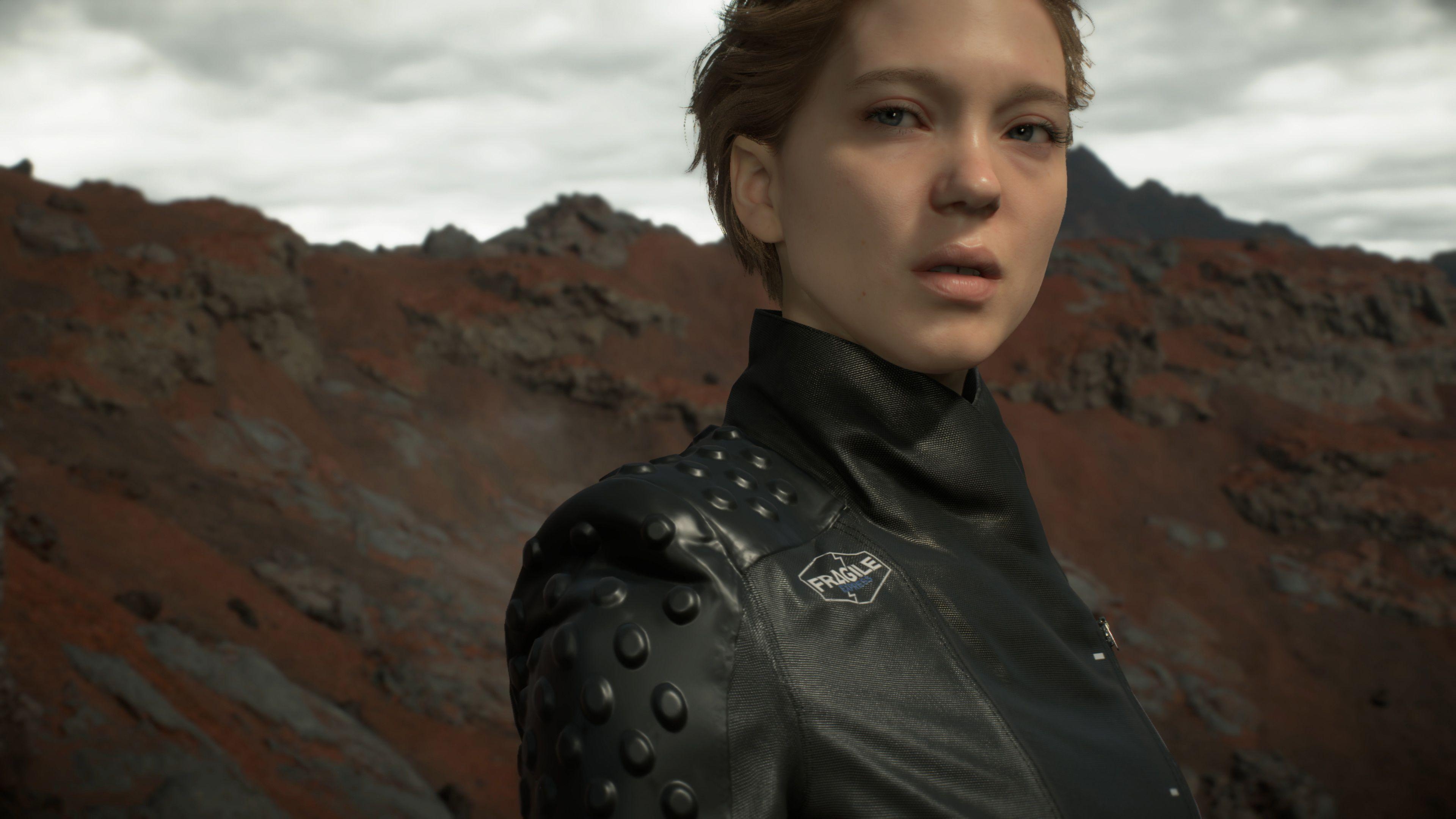 Léa Seydoux, Death Stranding, Fragile, 4K, Schauspielerin, 3840x2160 4K Desktop