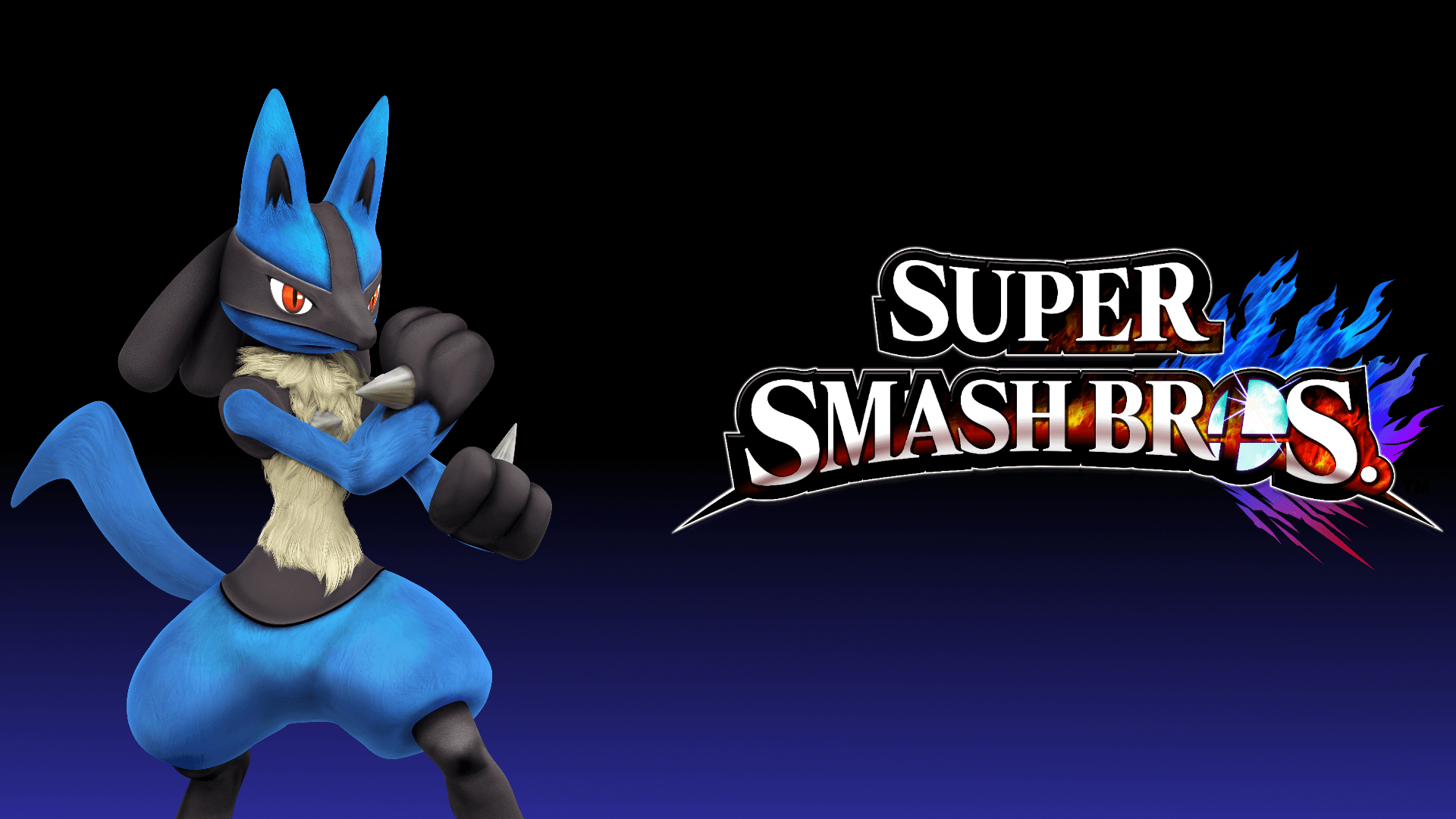 Lucario, Super Smash Bros, Anime, Display, Charakter, 1920x1080 Full HD Desktop