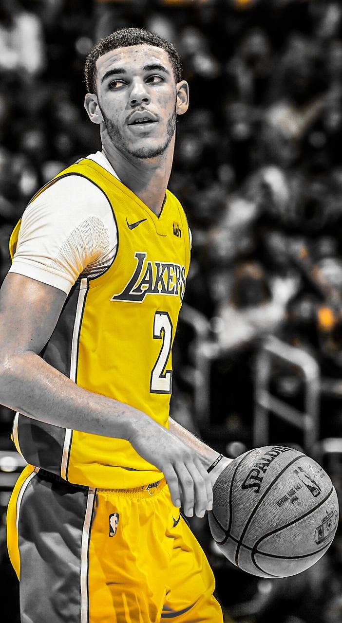 Lonzo Ball, Basketball, Sportlich, Hintergrund, Athlet, 710x1280 HD Handy