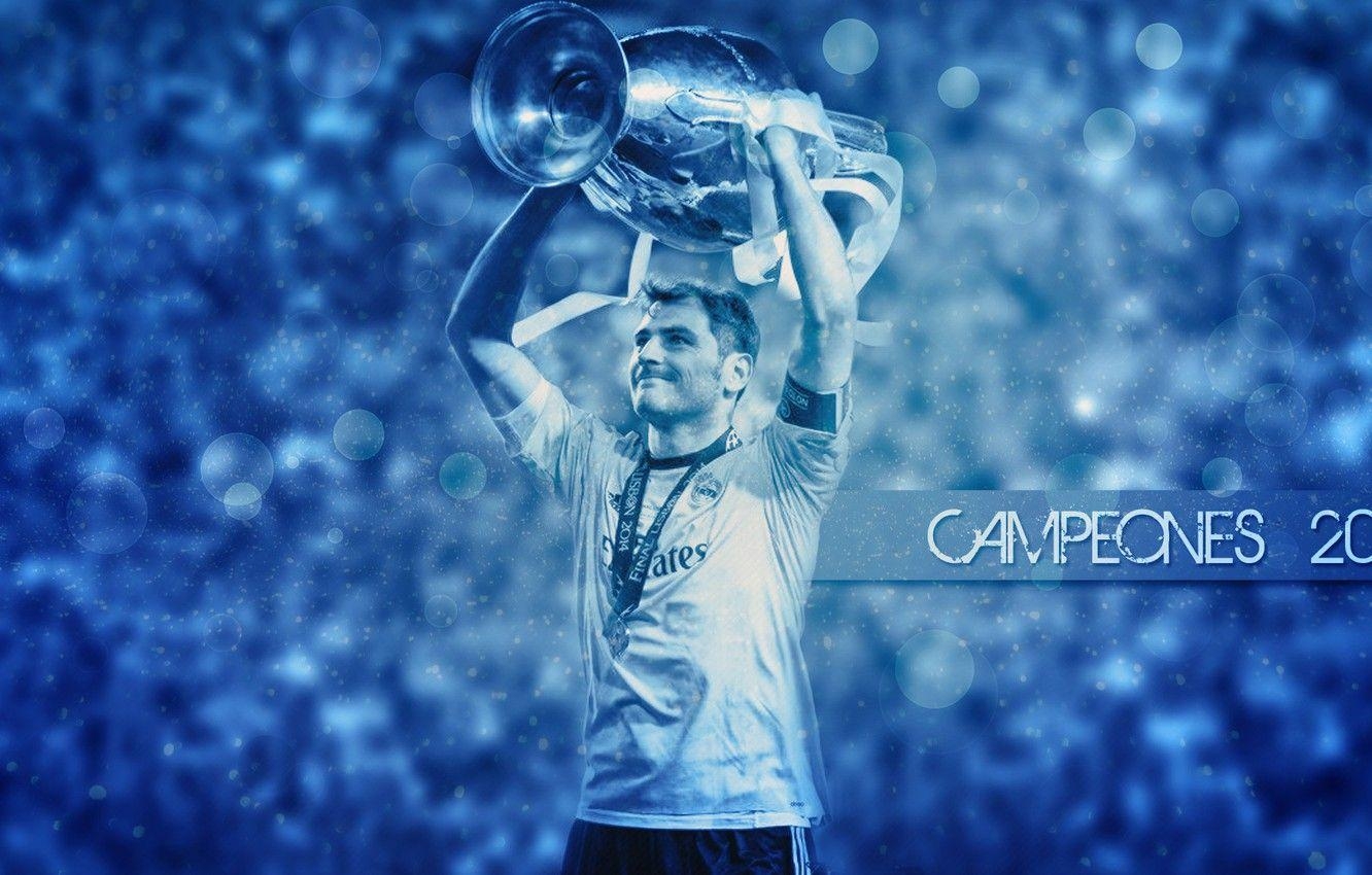 Iker Casillas, Real Madrid, UEFA Pokal, Fußball, Hintergrund, 1340x850 HD Desktop