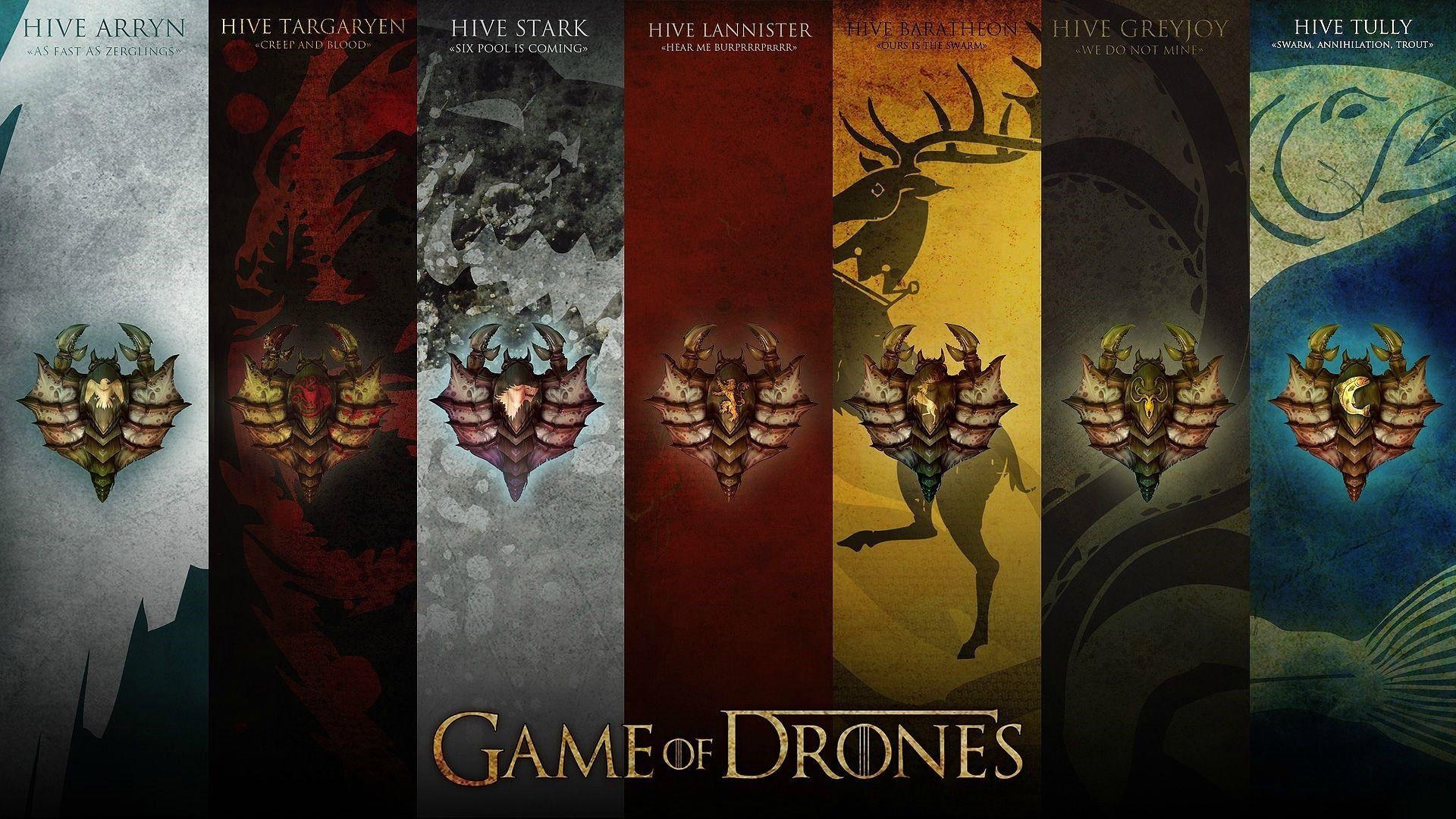 Game of Thrones, Drohnen, HD, TV-Serie, Mystik, 1920x1080 Full HD Desktop