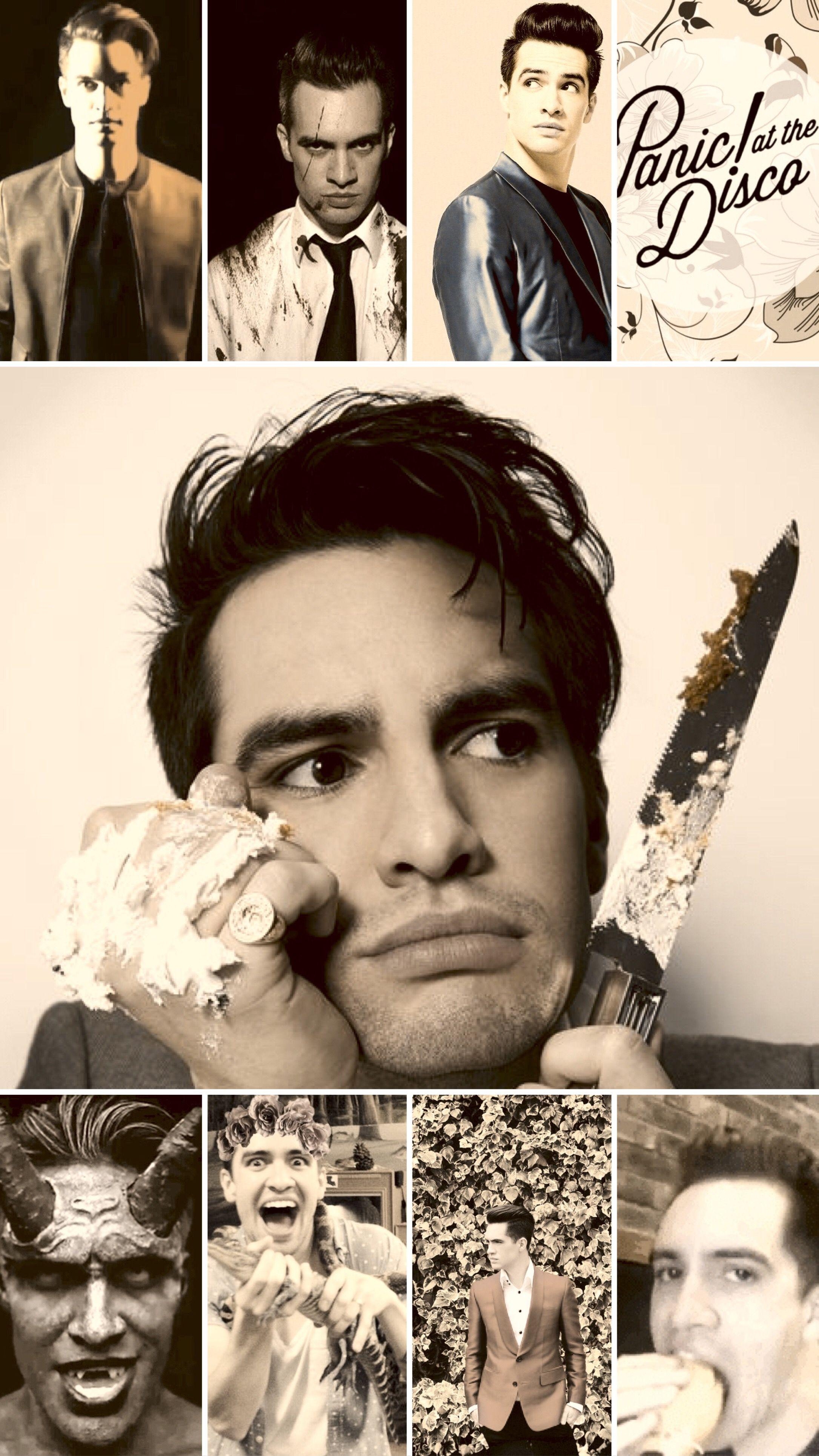 Brendon Urie, Collage, Musiker, Kunst, Bild, 2180x3870 4K Handy