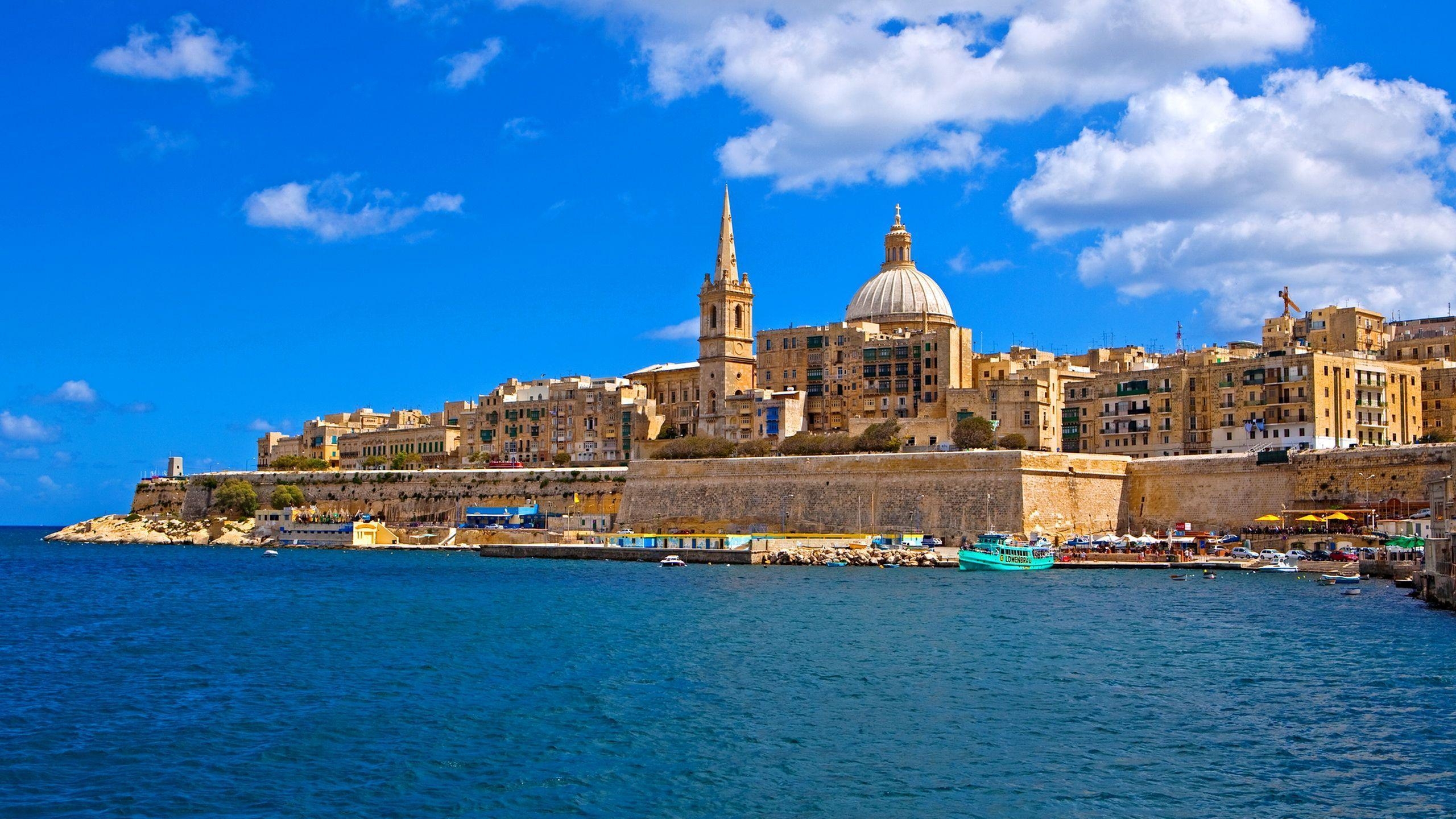 Malta, Mittelmeer, Inselleben, Kultur, Architektur, 2560x1440 HD Desktop