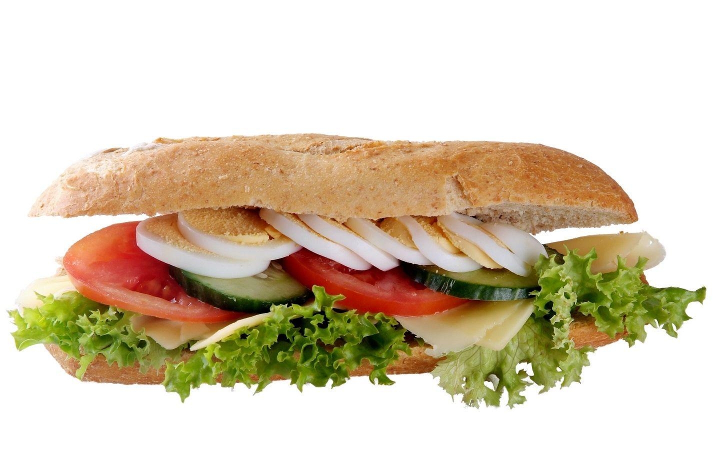 Sandwich, Brot, Gemüse, Eier, Bild, 1440x900 HD Desktop