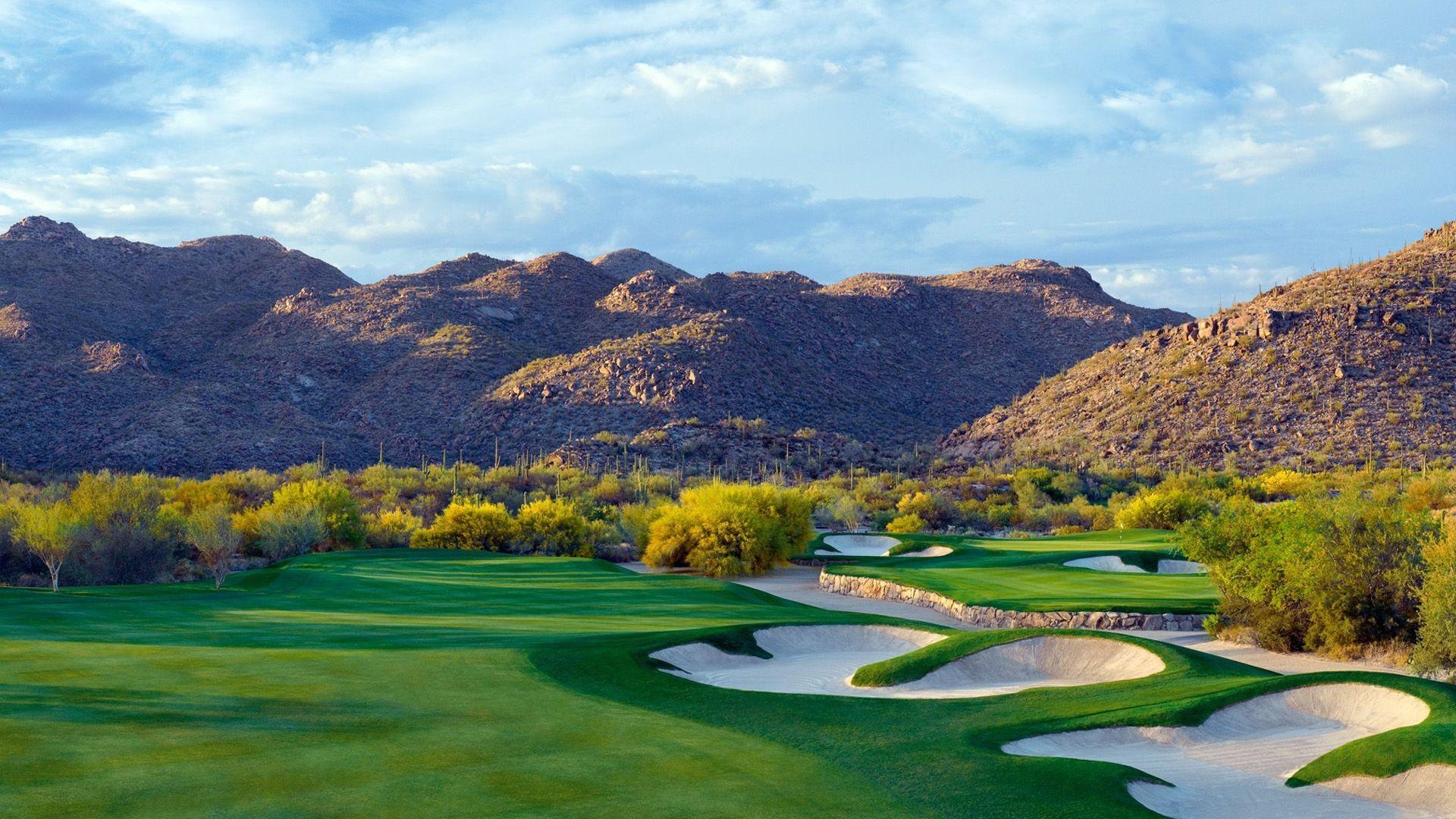 Phoenix, Golfplatz, Arizona, Hintergrund, Reisen, 1920x1080 Full HD Desktop