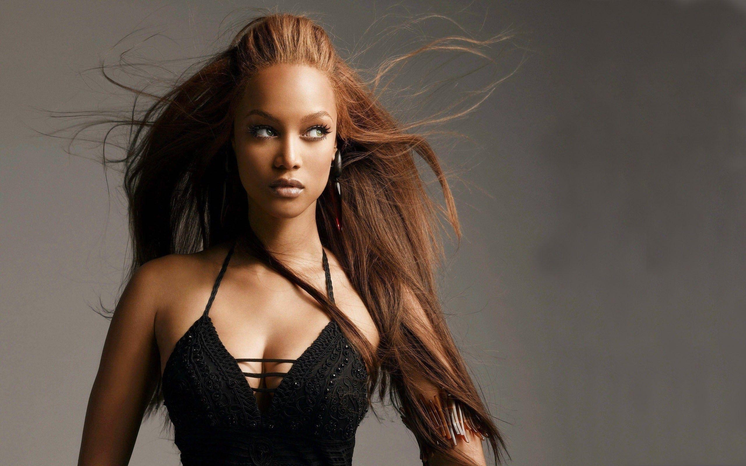 Tyra Banks, Modeikone, Hintergrund, Bild, Glanz, 2560x1600 HD Desktop