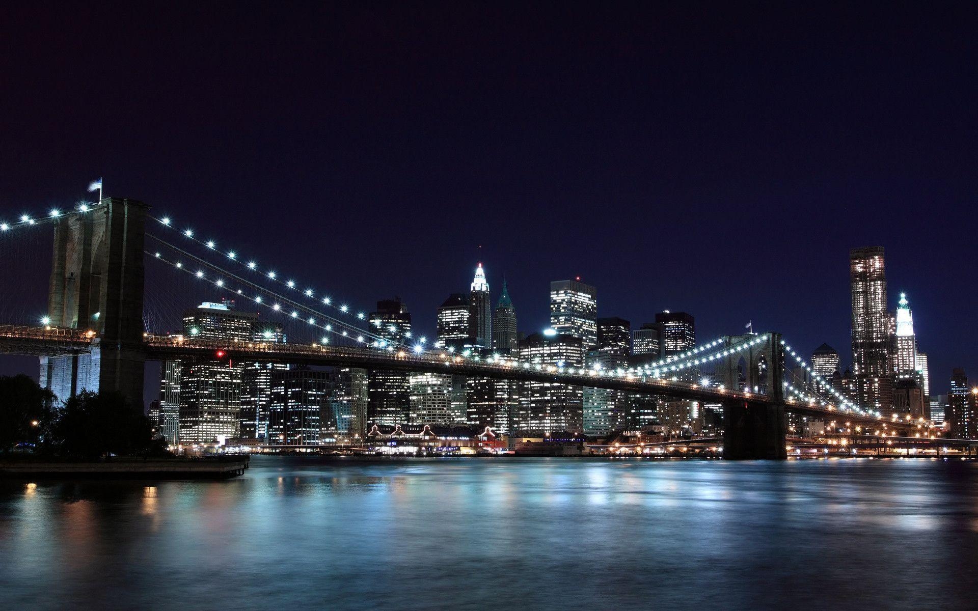 Brooklyn Bridge, Hintergrund, Reisen, New York, Stadt, 1920x1200 HD Desktop