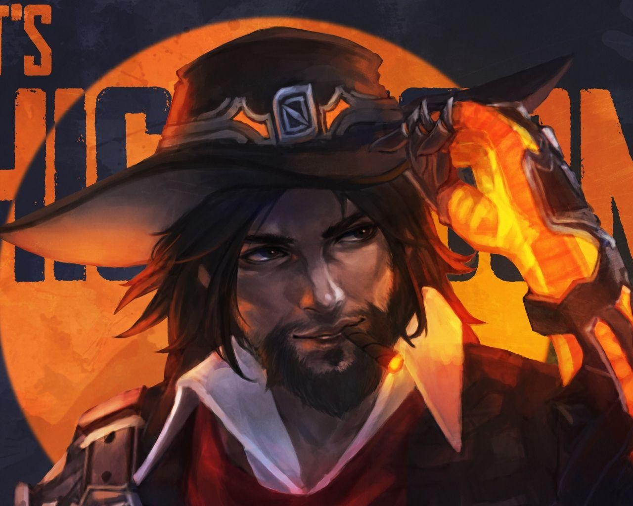 McCree, Download, Overwatch, Online, Spiel, 1280x1030 HD Desktop