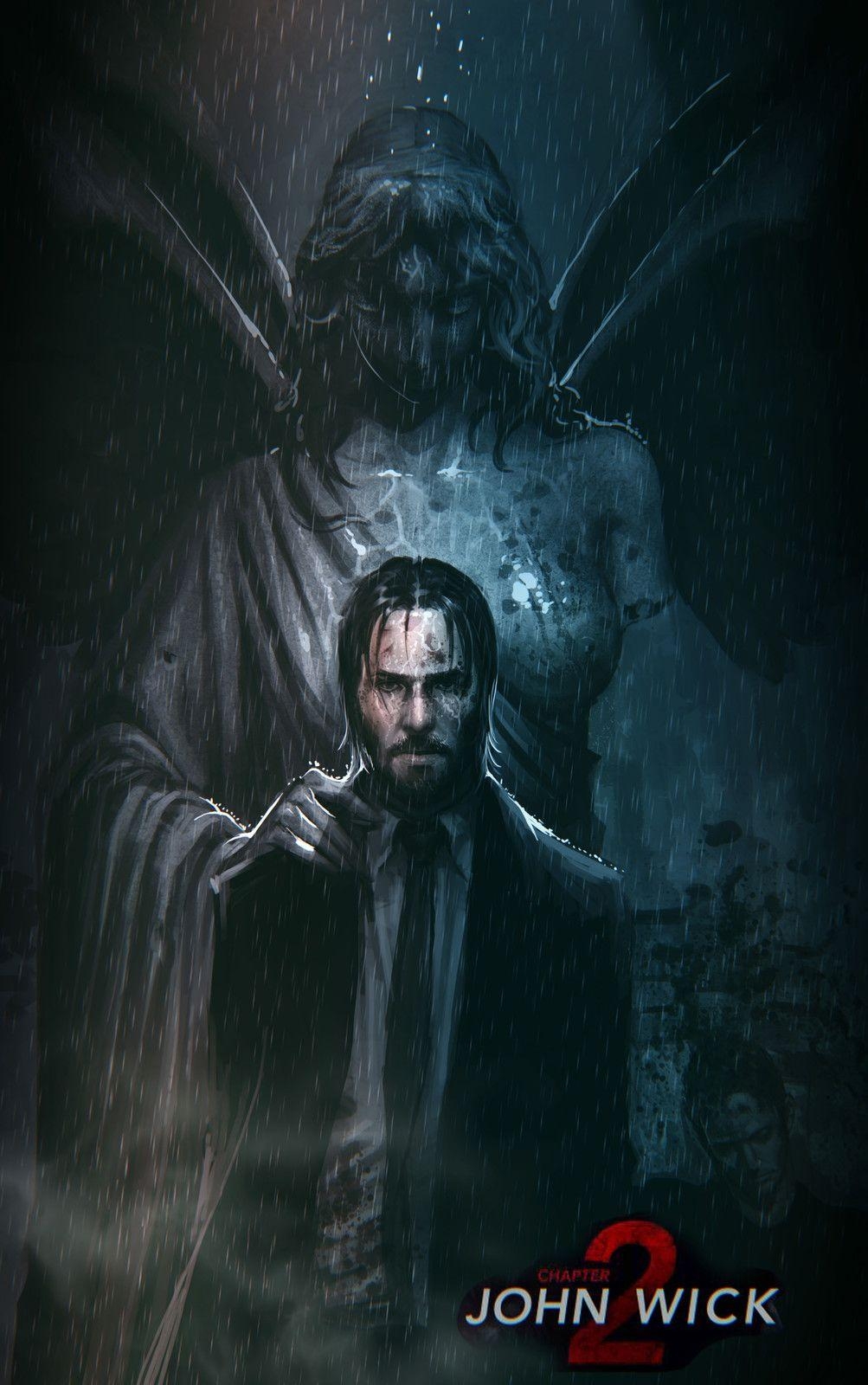 John Wick, Filme, Keanu Reeves, Action, Thriller, 1010x1600 HD Handy