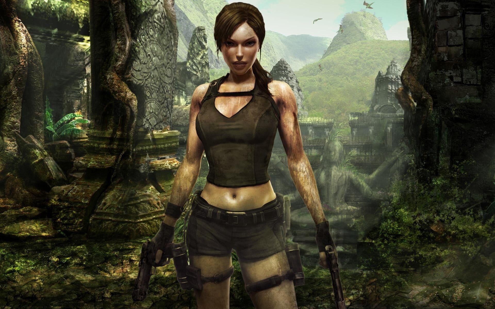 Lara Croft, Tomb Raider, digital, Videospiel, Abenteuer, 1920x1200 HD Desktop