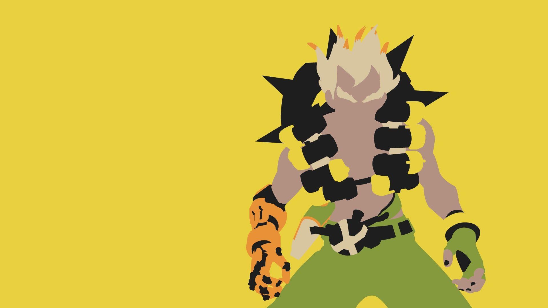 Overwatch, Junkrat, Vektorgrafik, Spiel, Design, 1920x1080 Full HD Desktop